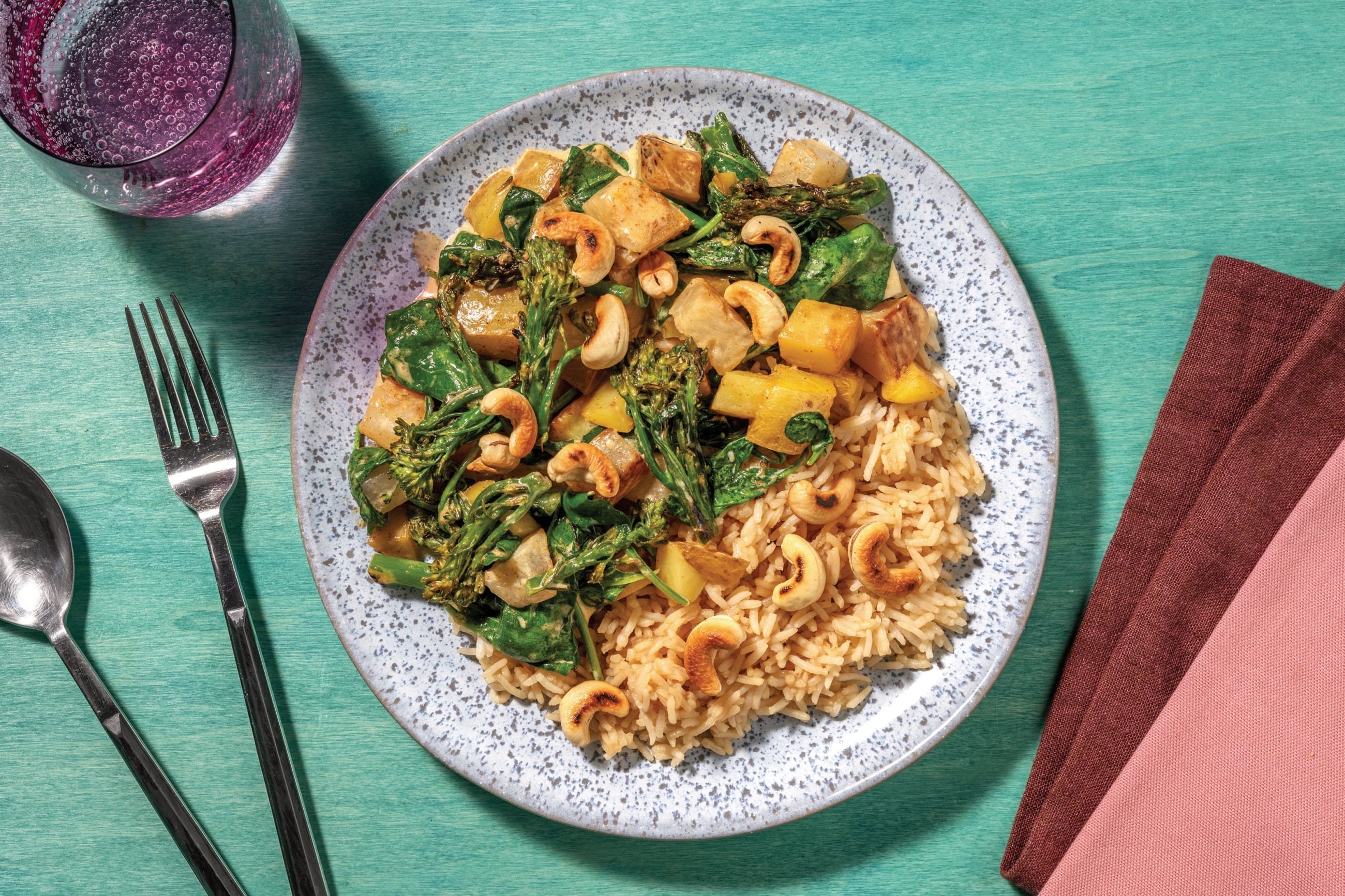 Mumbai Chicken, Asparagus & Veggie Coconut Curry