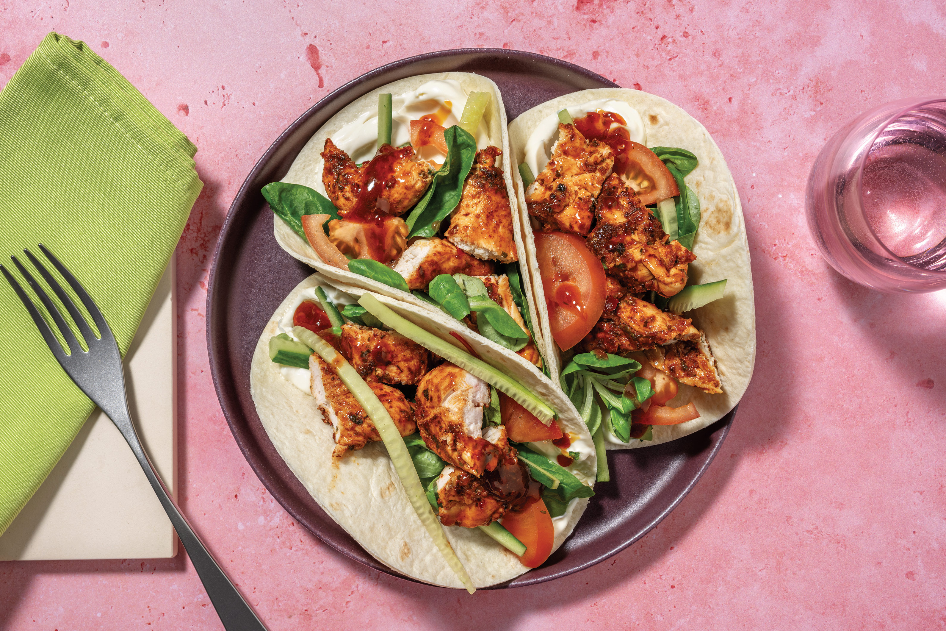 Easy Sticky Peri-Peri Chicken Tacos