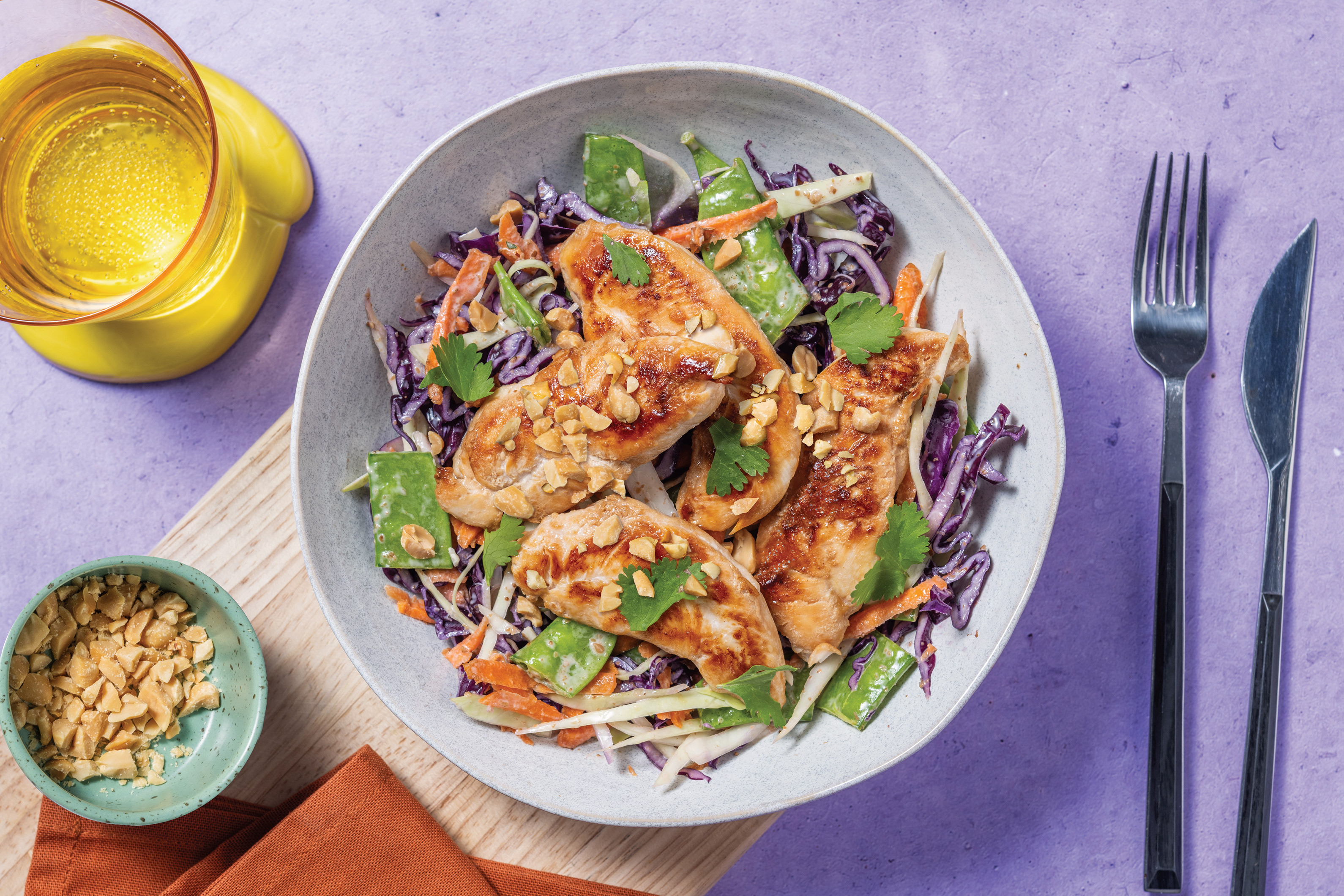 Vietnamese-Style Chicken Tenderloin Salad
