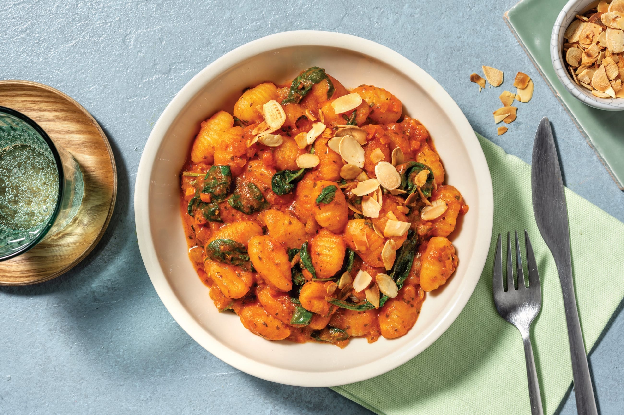 Tomato & Basil Pesto Gnocchi