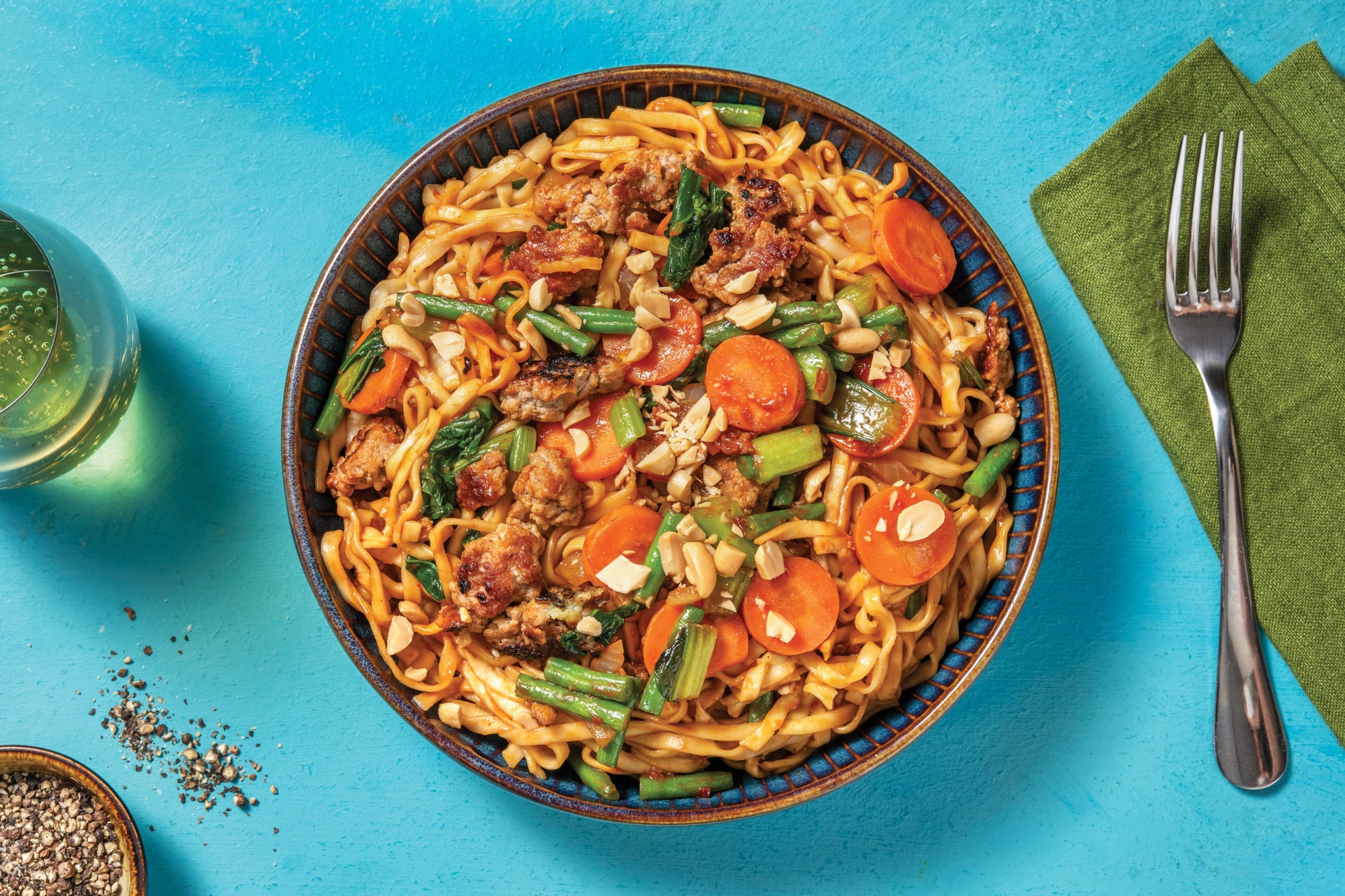 Asian Pork & Green Bean Stir-Fry