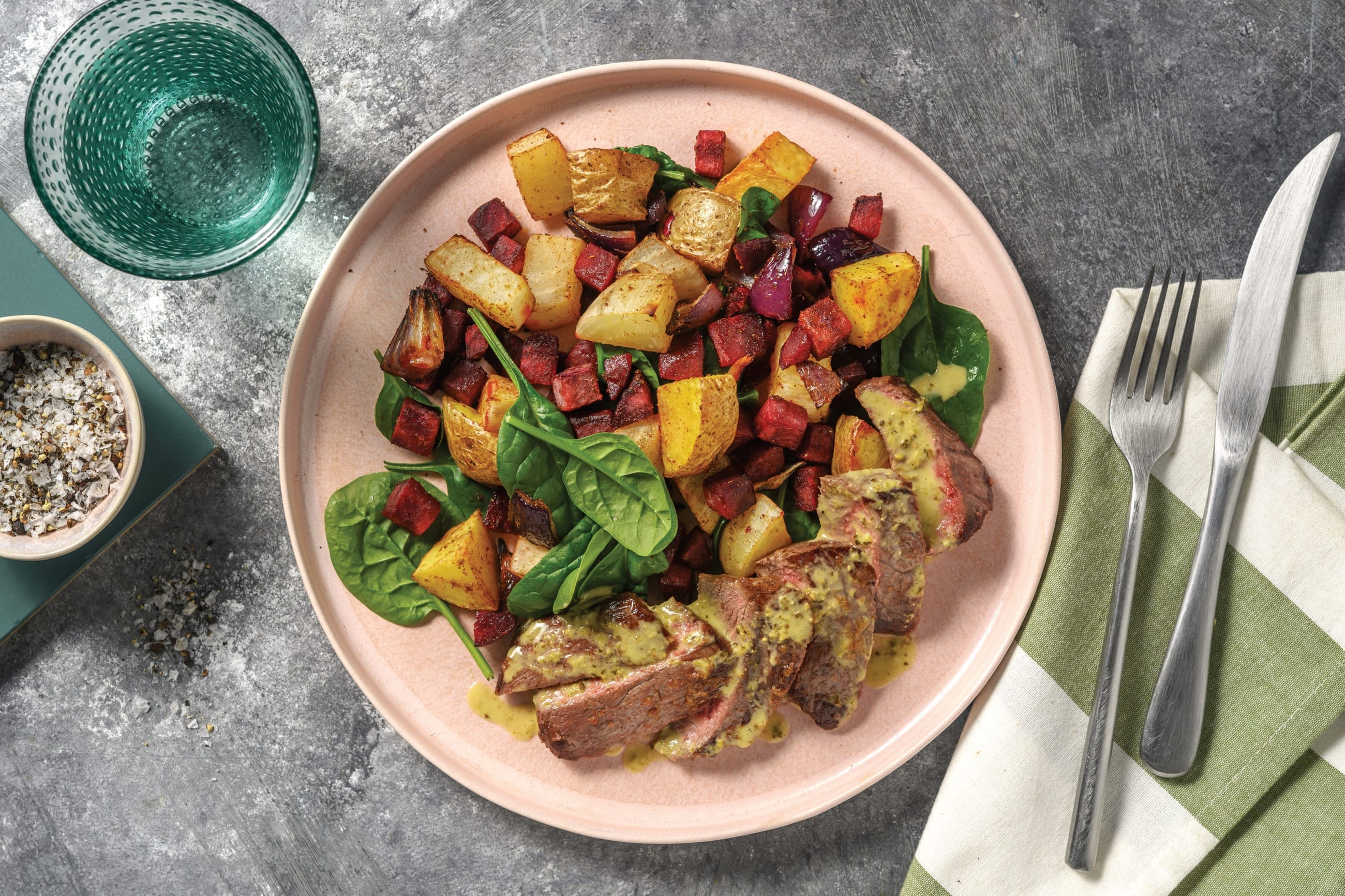 Seared Rump Steak & Garlic Butter