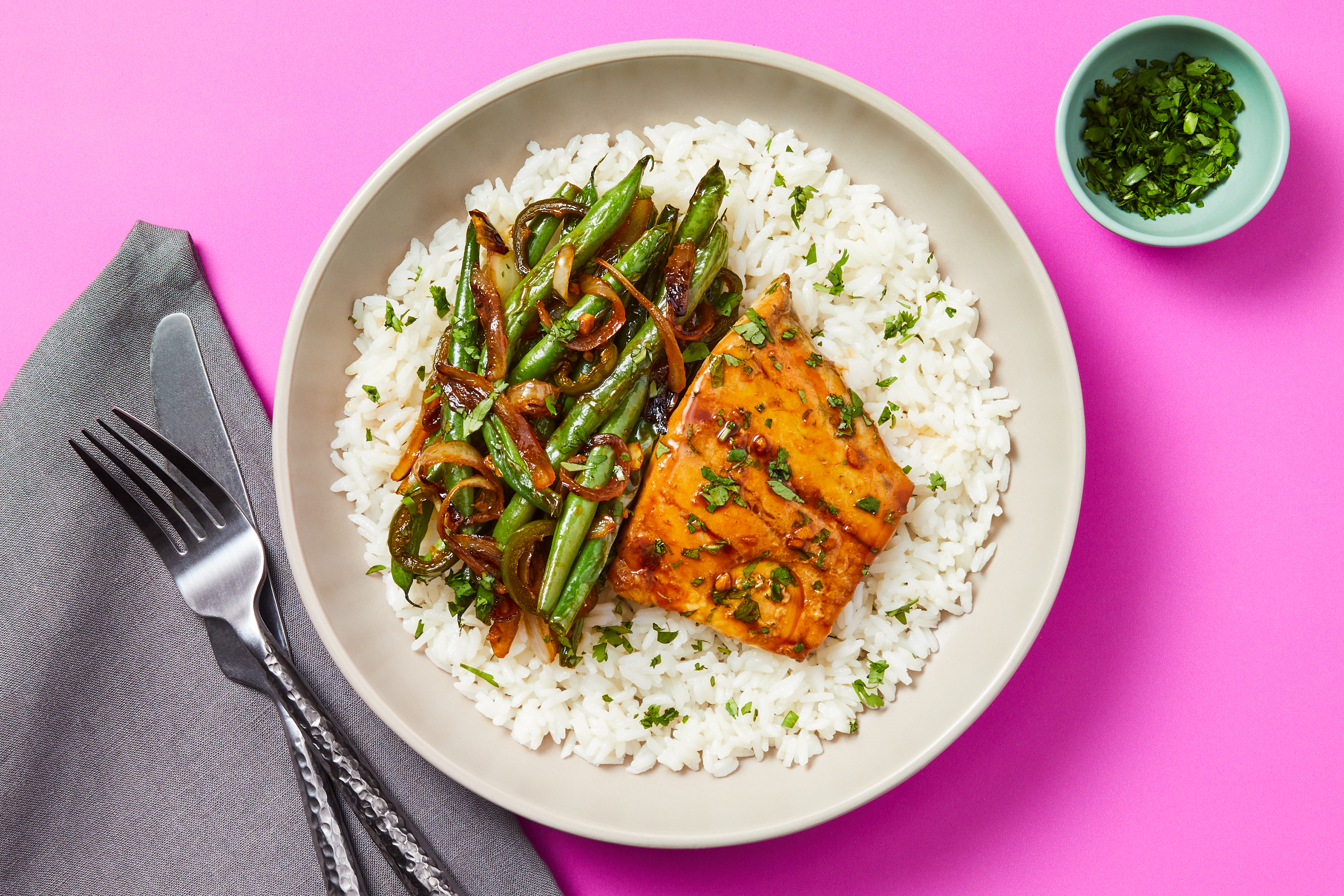 Sweet & Spicy Soy-Garlic Barramundi