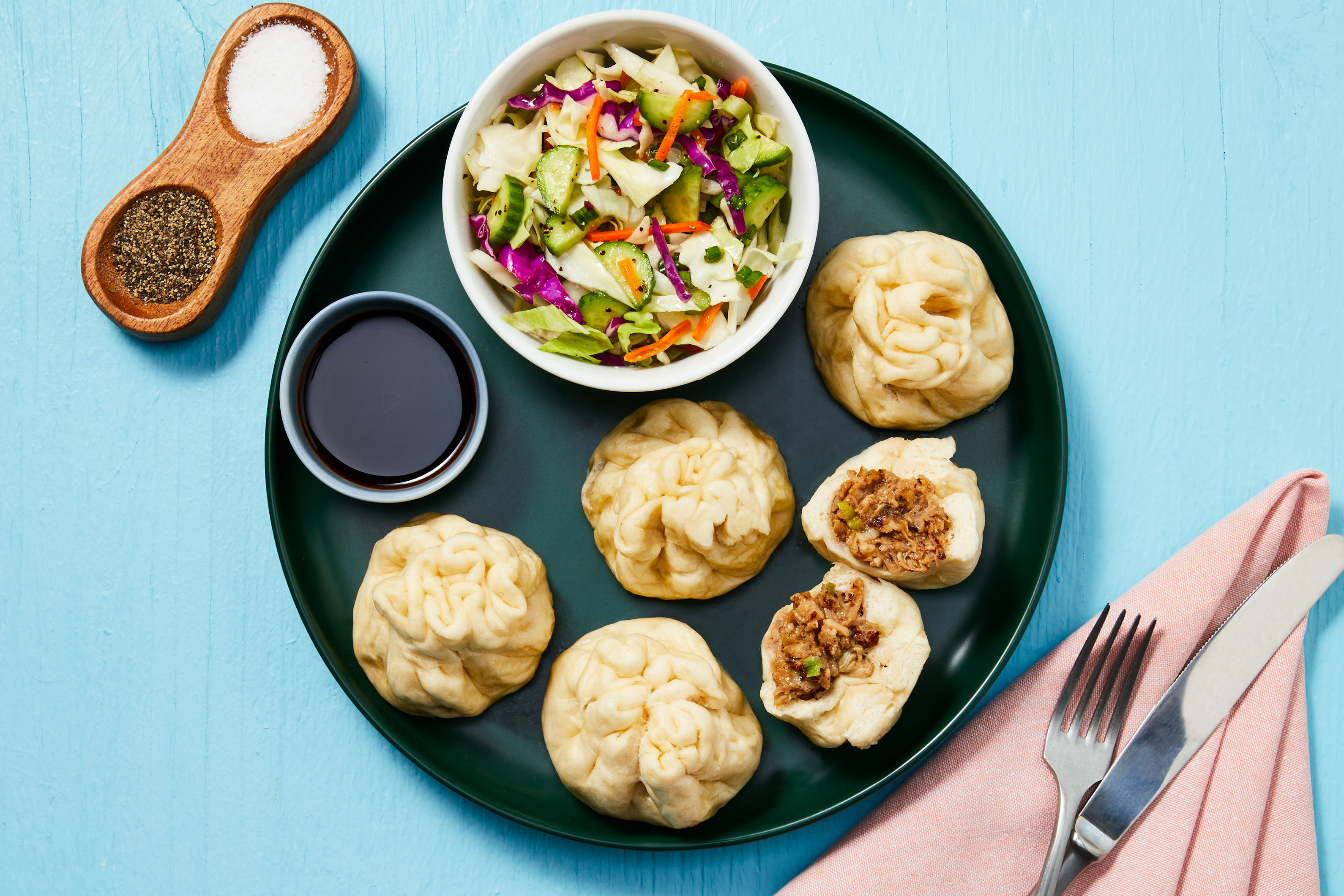 Steamed Hoisin BBQ Pork Buns