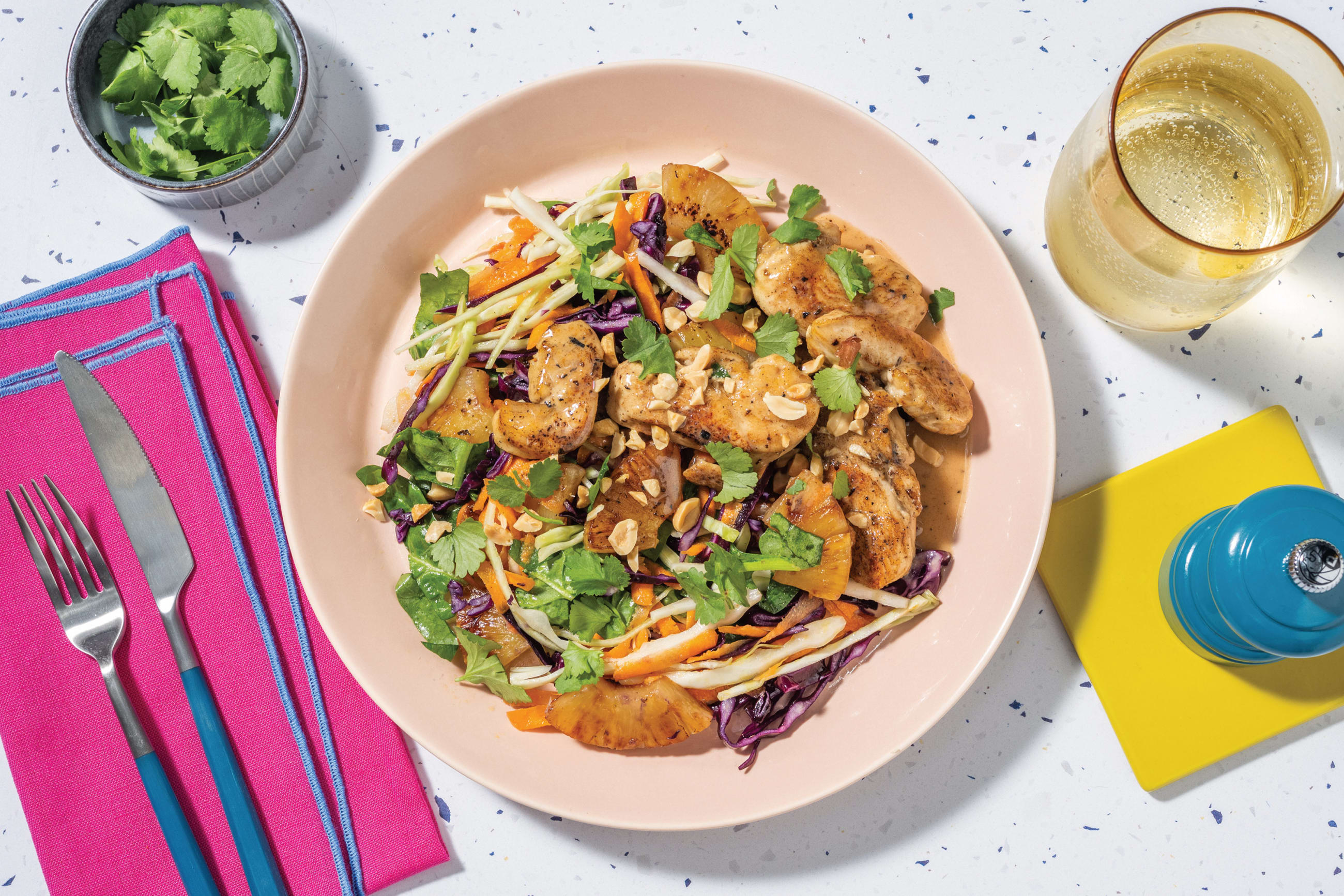 Caribbean Halloumi & Coconut Sauce