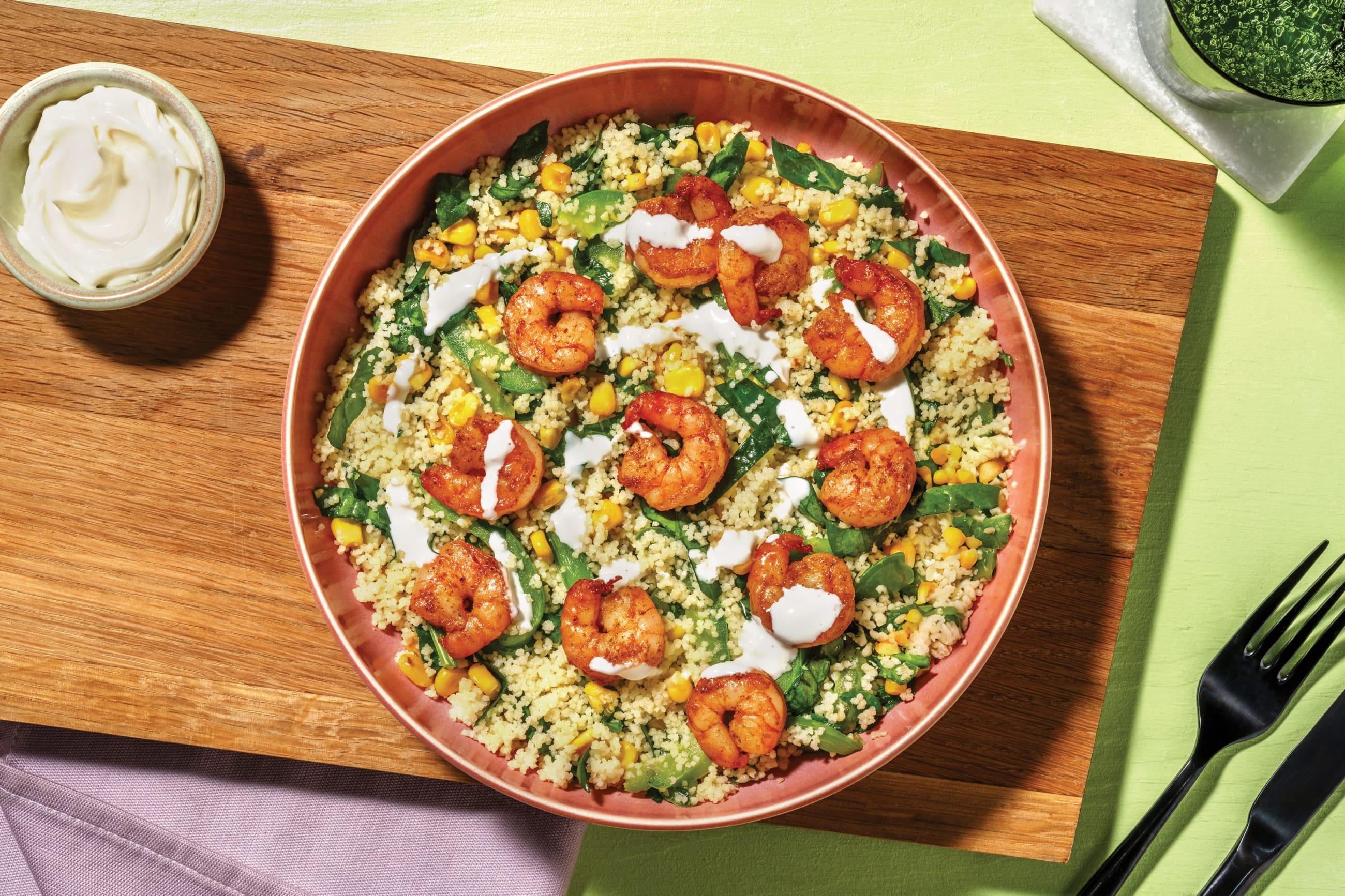 Caribbean Jerk Chicken & Veggie Couscous