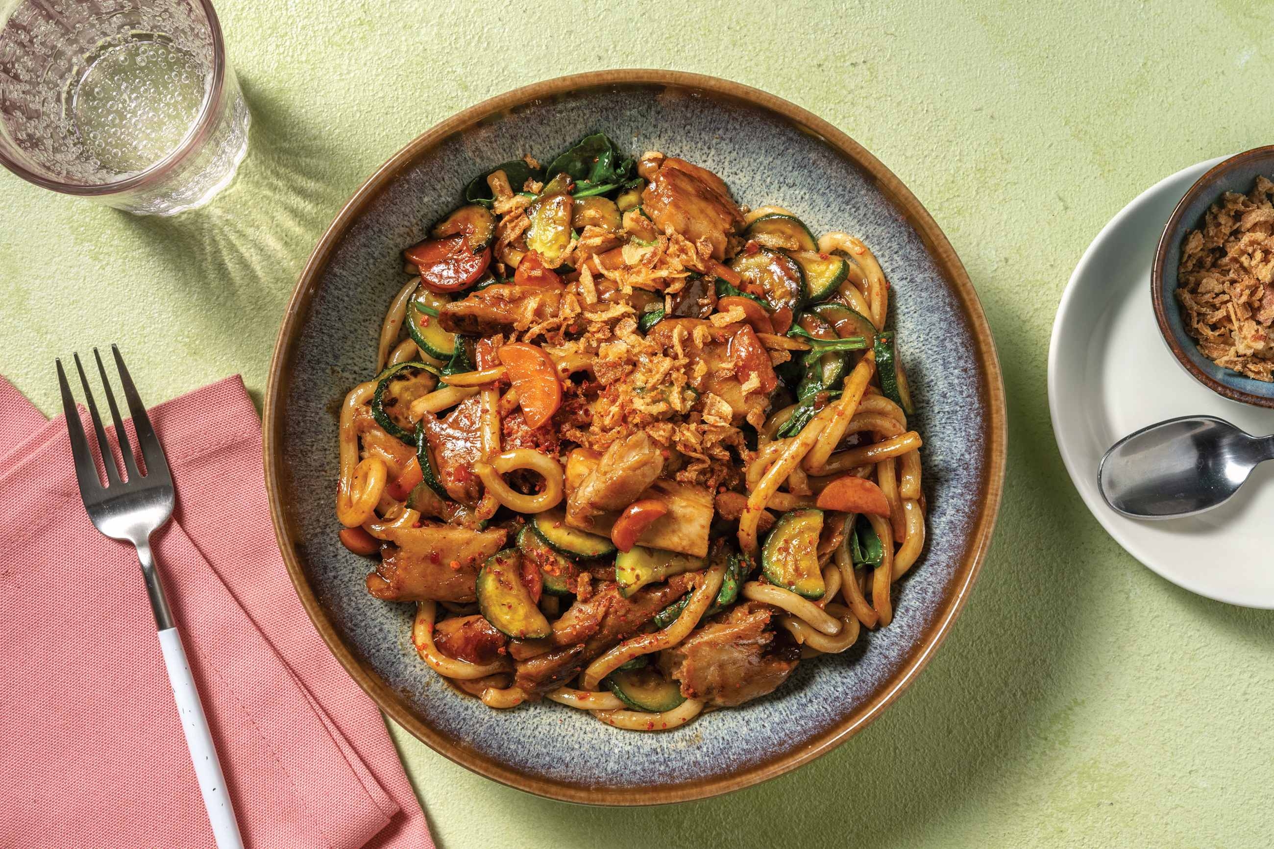 Chicken Udon Stir-Fry