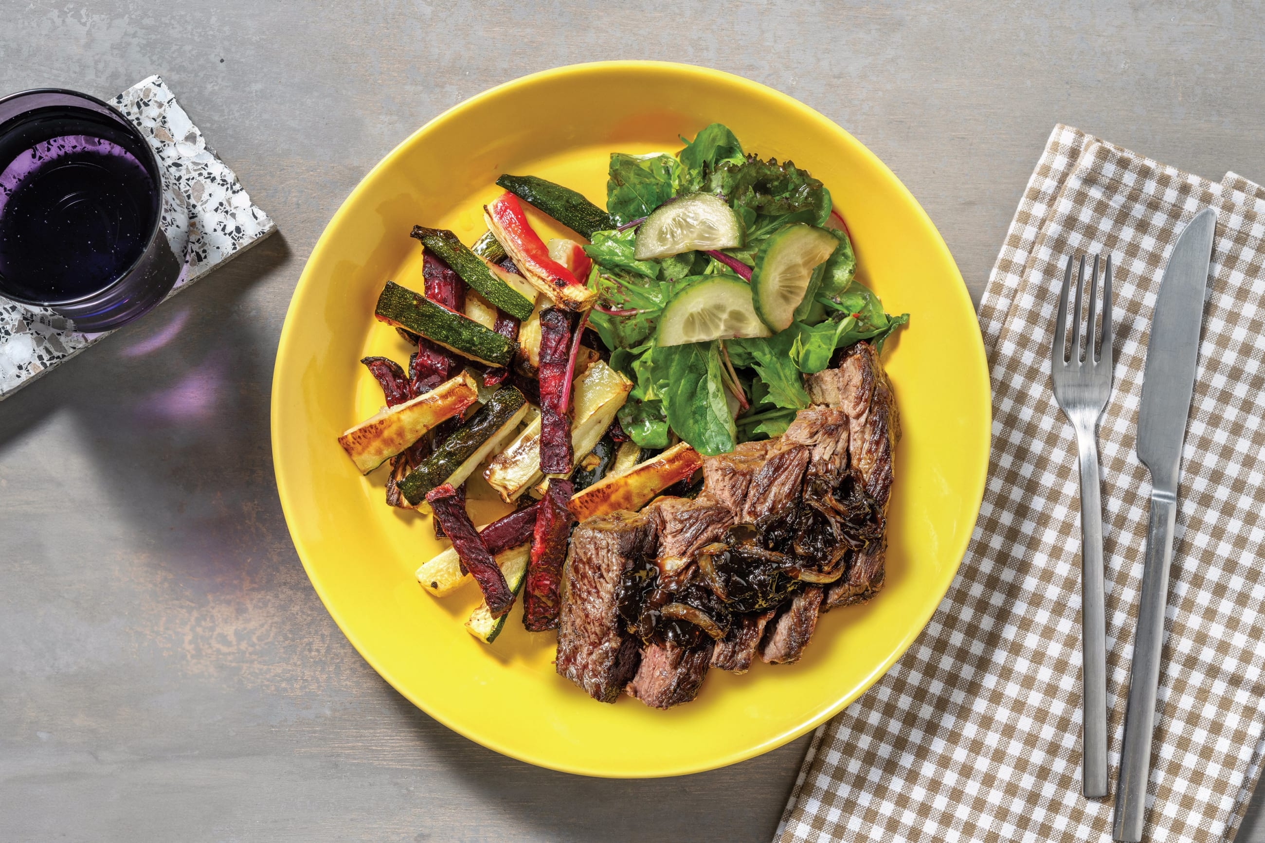 Seared Halloumi & Veggie Fries