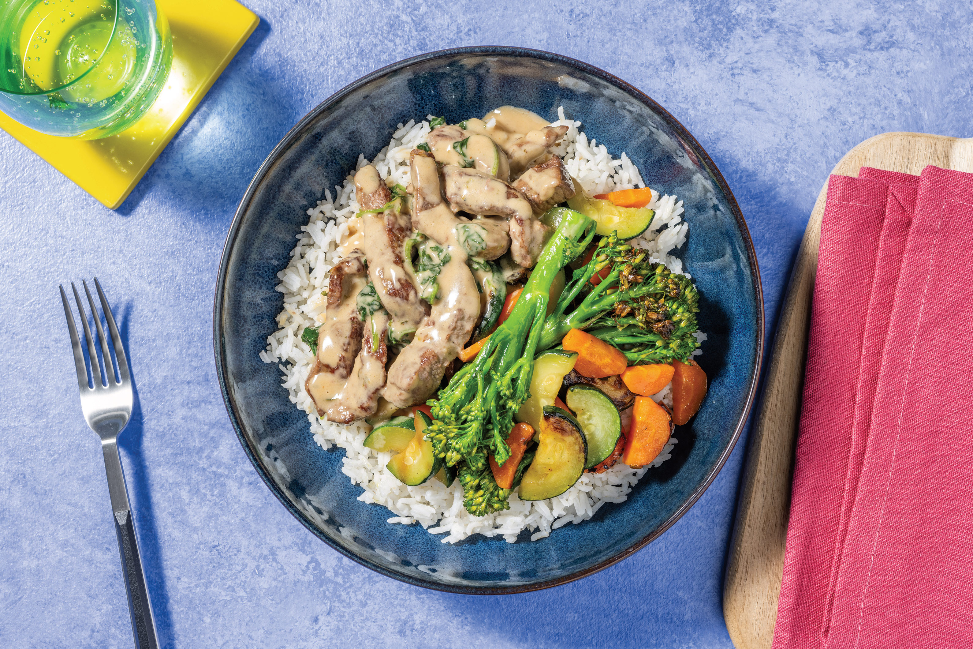 Satay Coconut Beef & Basmati Rice