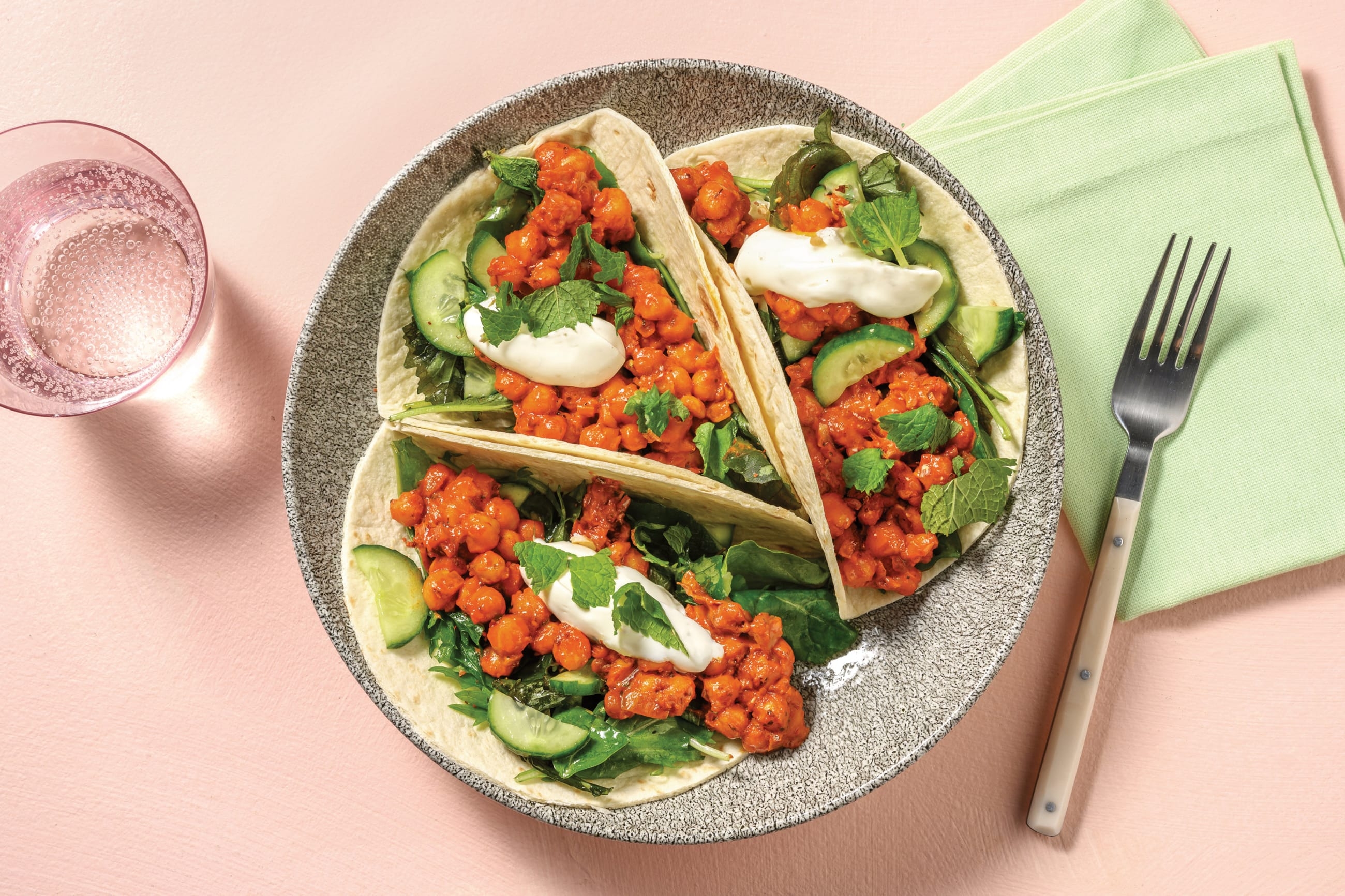 Swift Chermoula-Coconut Chickpea Tacos