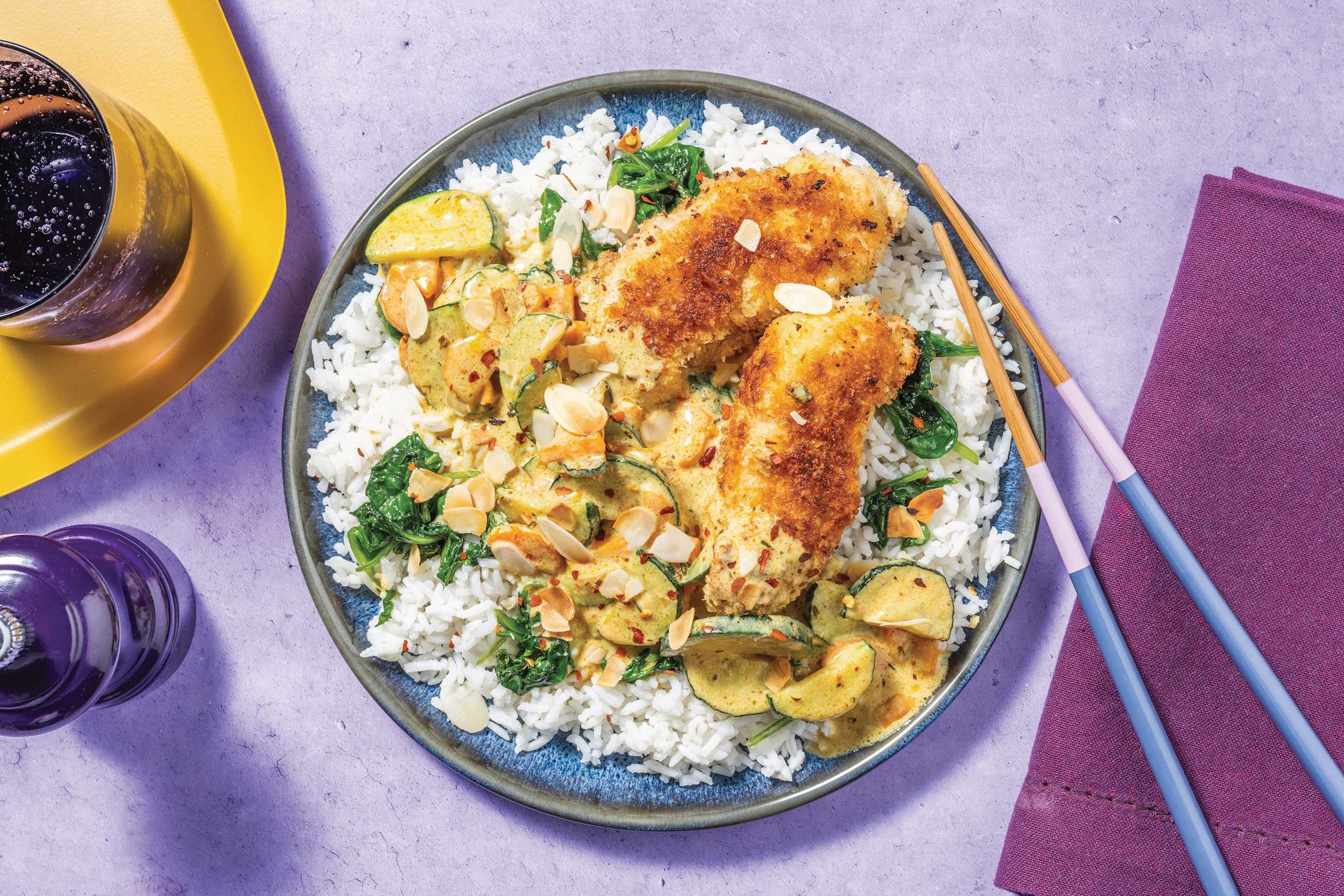 Plant-Based Chick'n & Veggie Curry