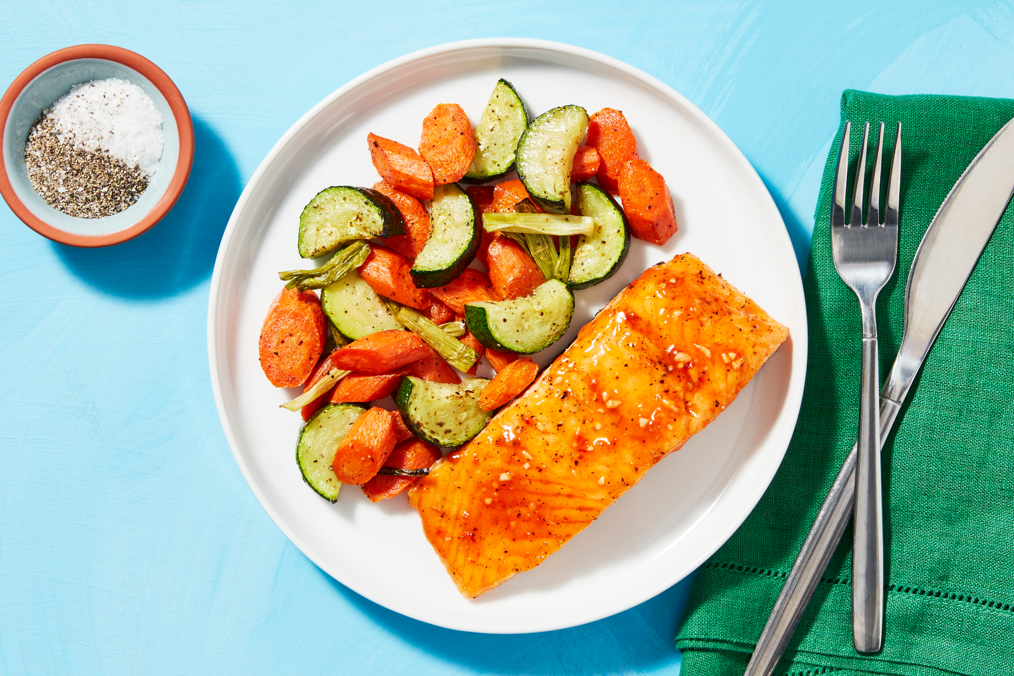 Sheet Pan Sweet Thai Chili Salmon