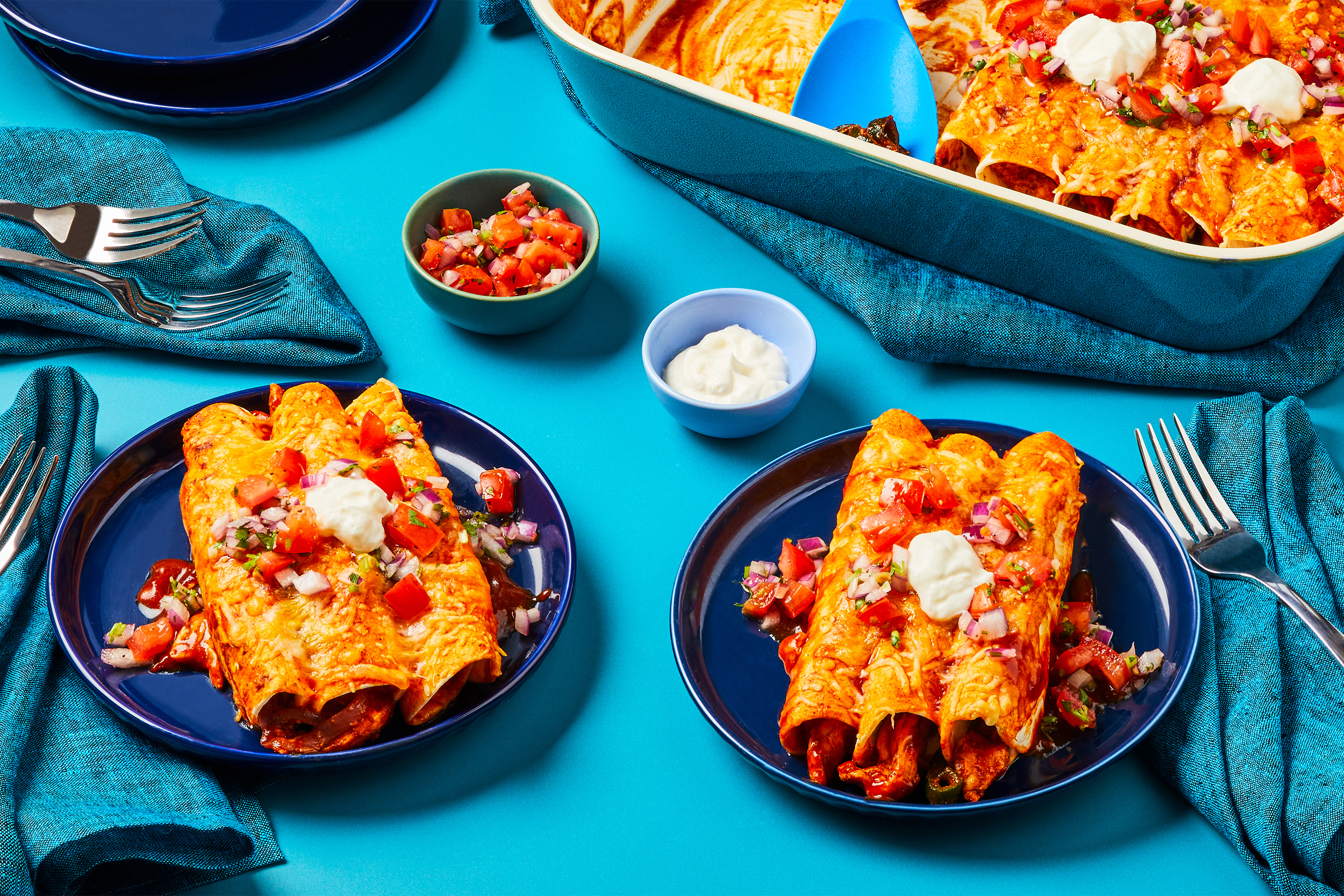 Kickin’ Chicken Enchilada Bake