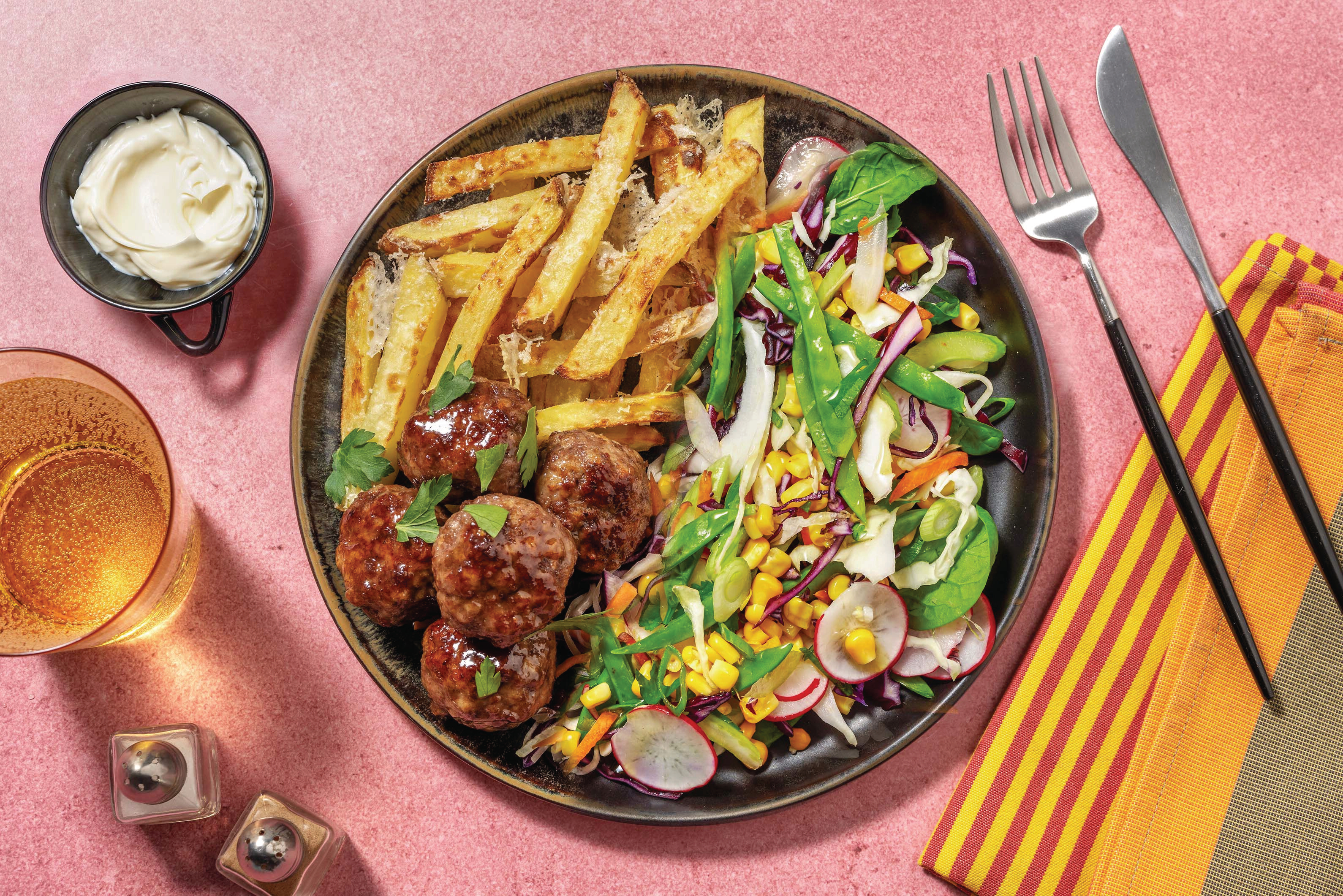 Caribbean Beef & Pork Meatballs