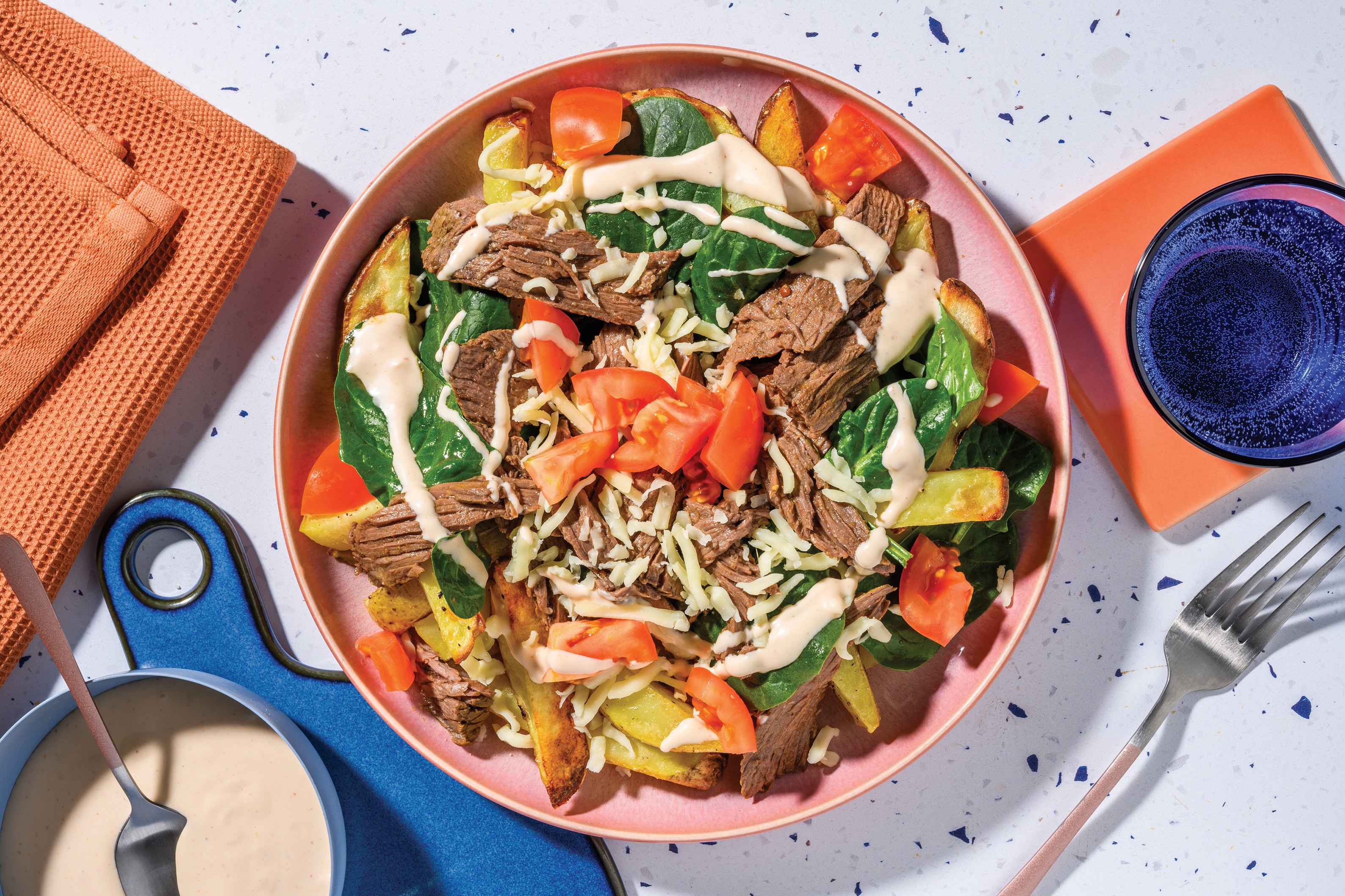 Easy Southern Beef Rump Loaded Fries