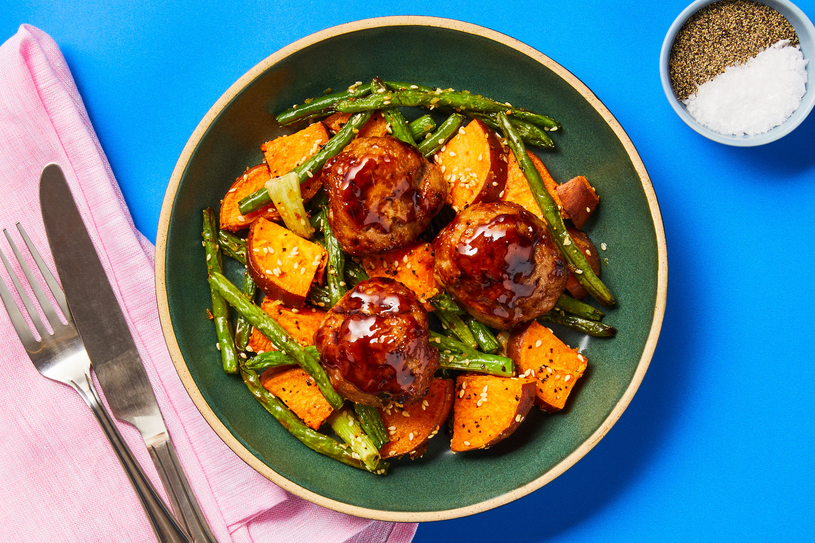 Sweet & Tangy Hoisin Beef Meatballs