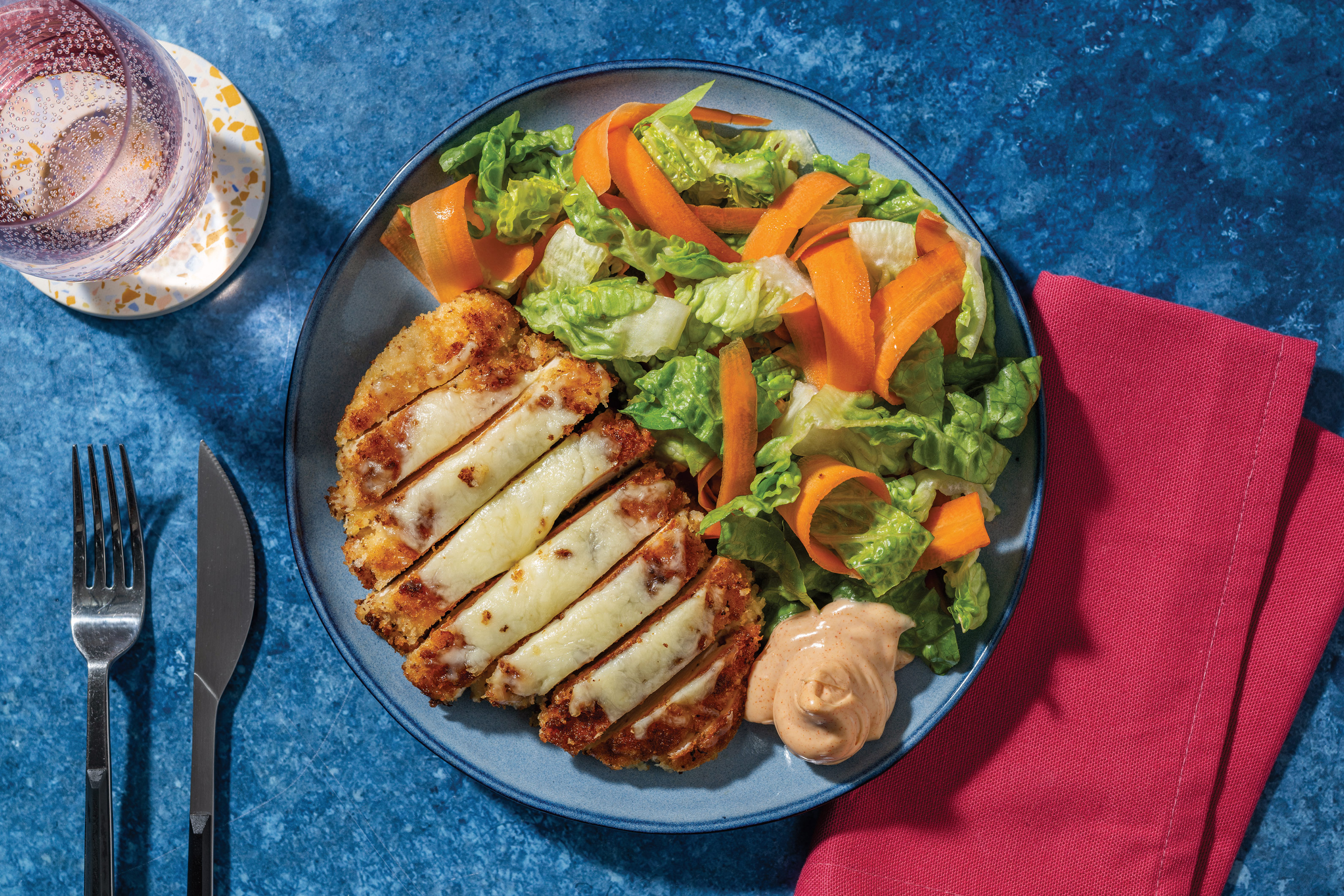 Easy Double Cheddar Louisiana Chicken Schnitzel