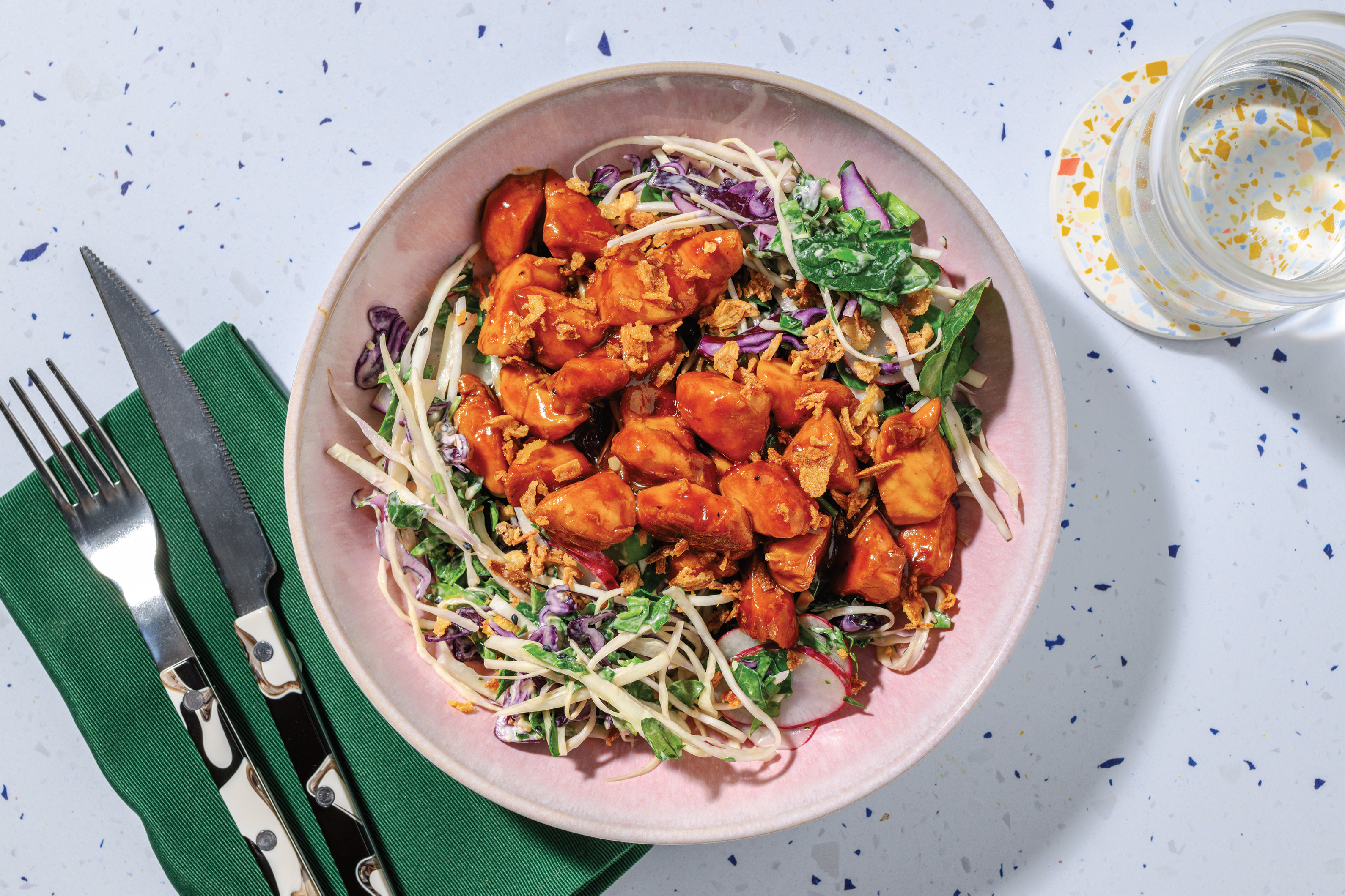 Double Sweet Chilli Chicken & Radish Salad 