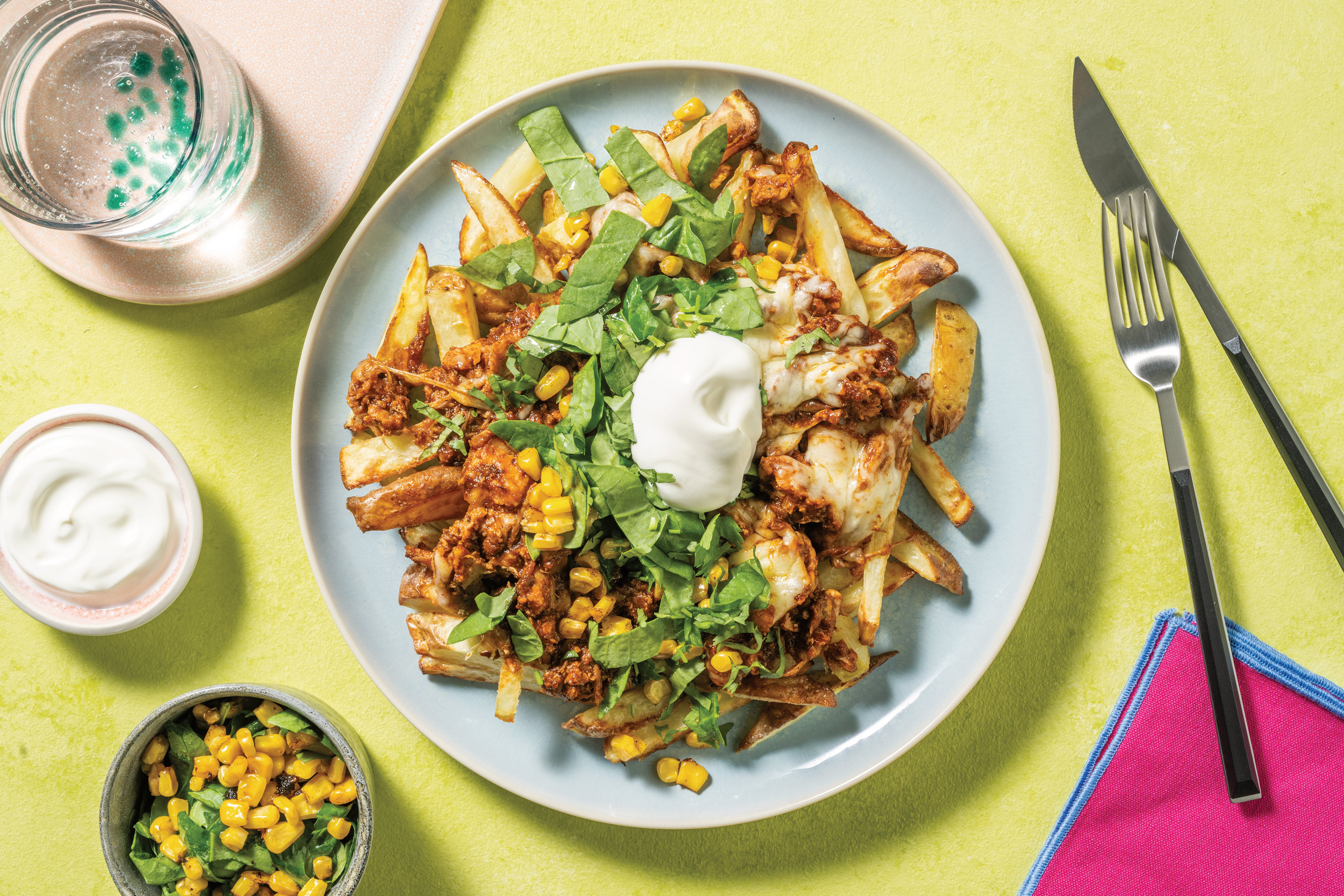 Double Mexican Pulled Pork Loaded Fries