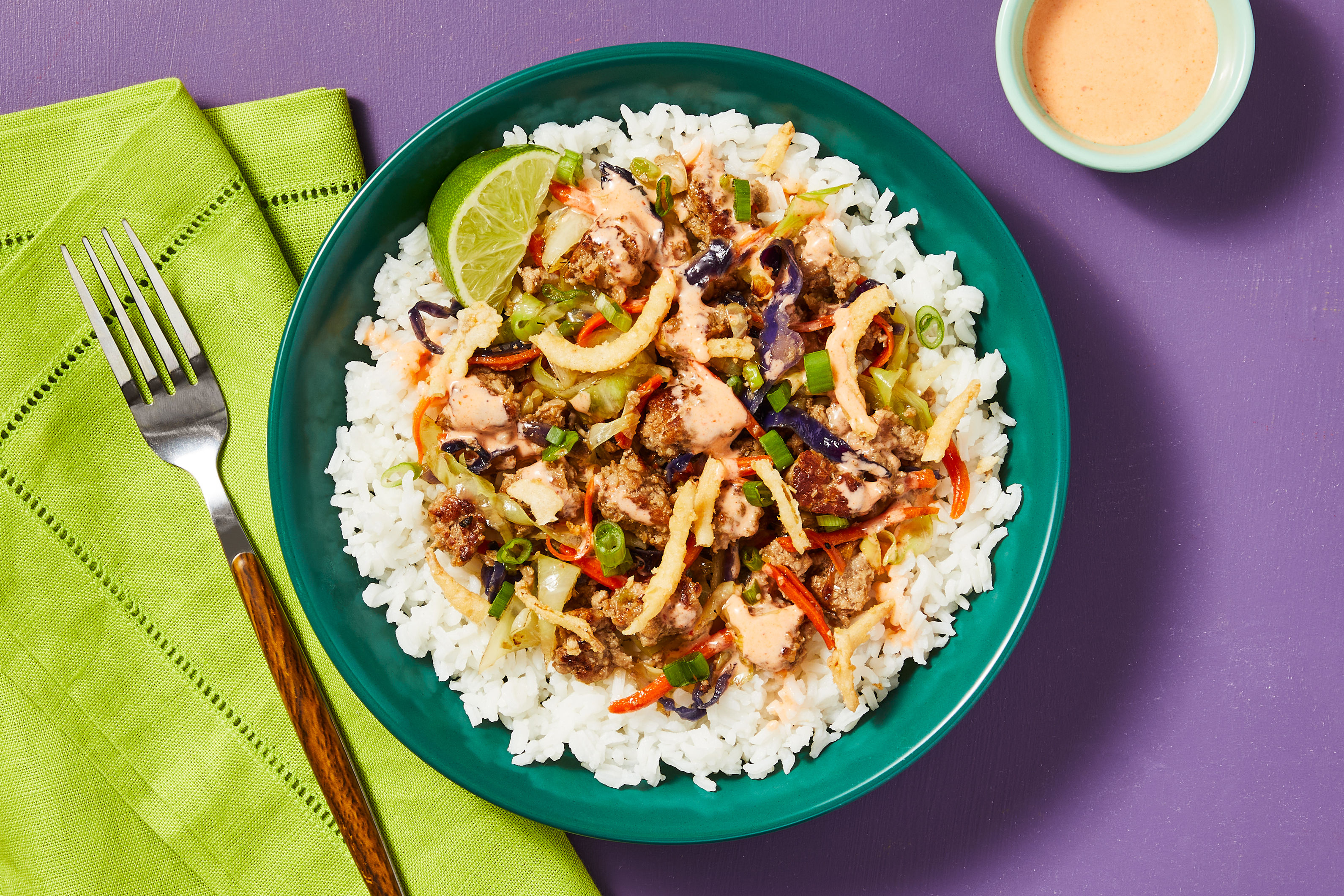 Lemongrass Pork & Rice Bowls