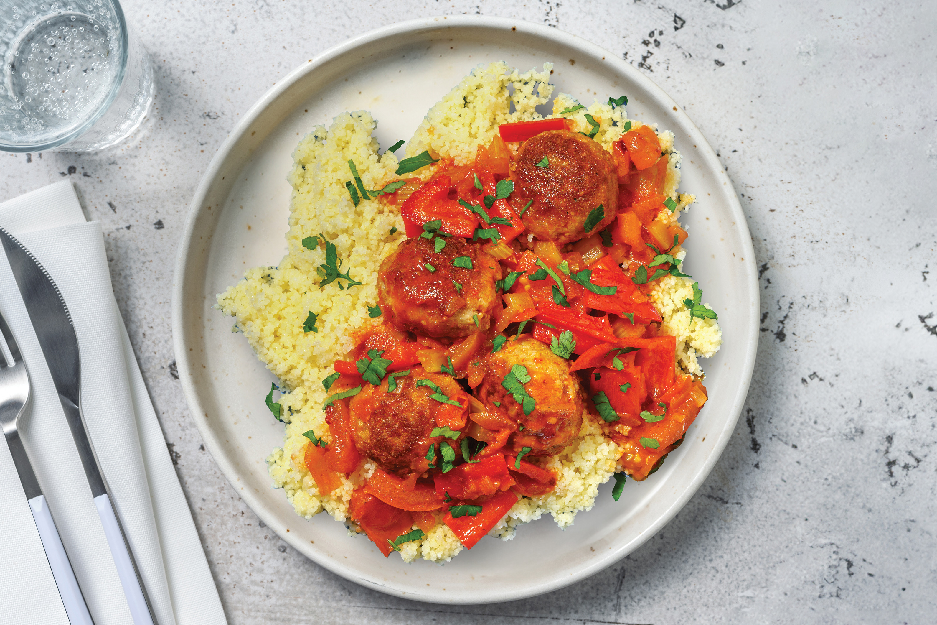 Saucy Spanish-Style Pork Meatballs