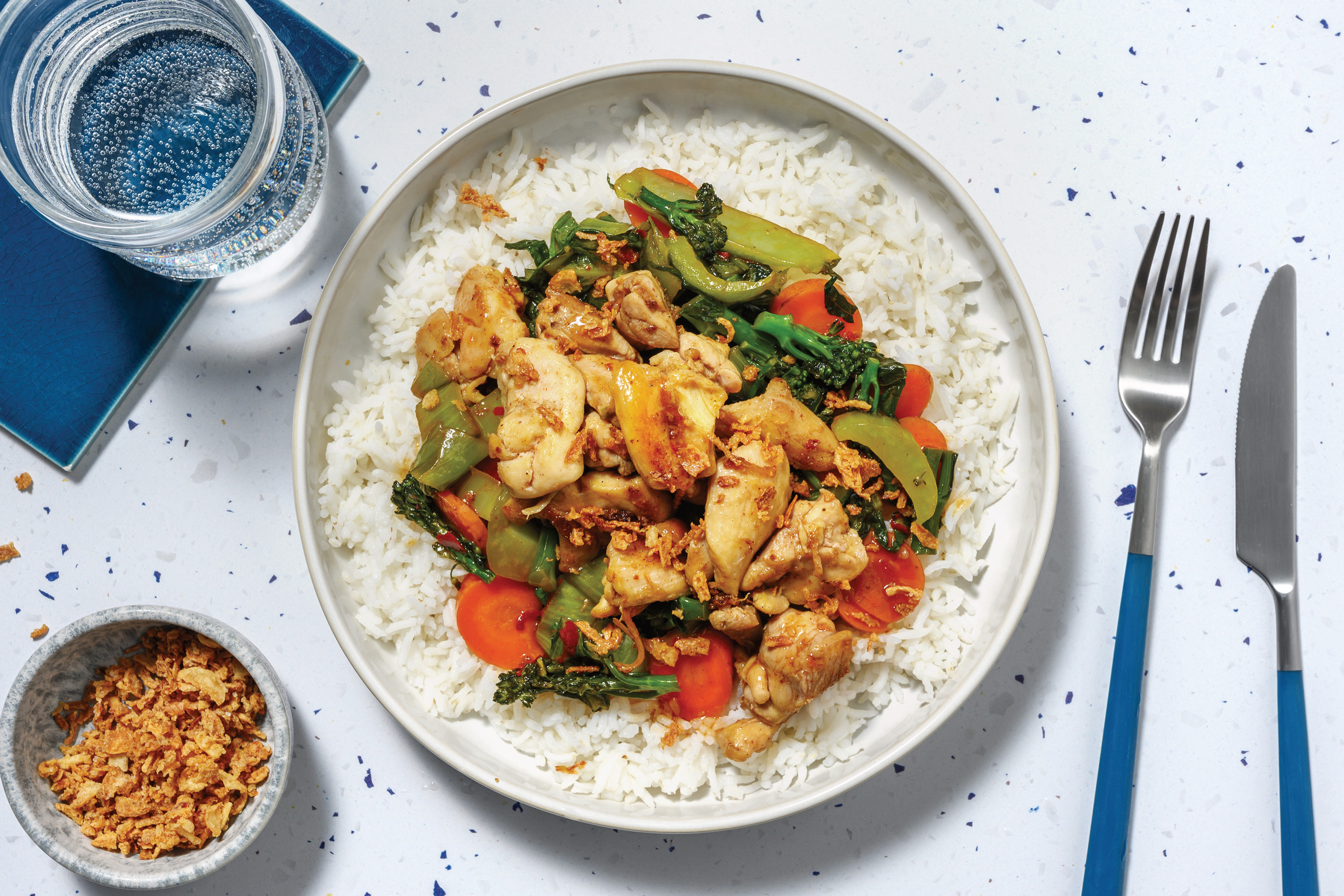 Ginger-Soy Chicken & Baby Broccoli