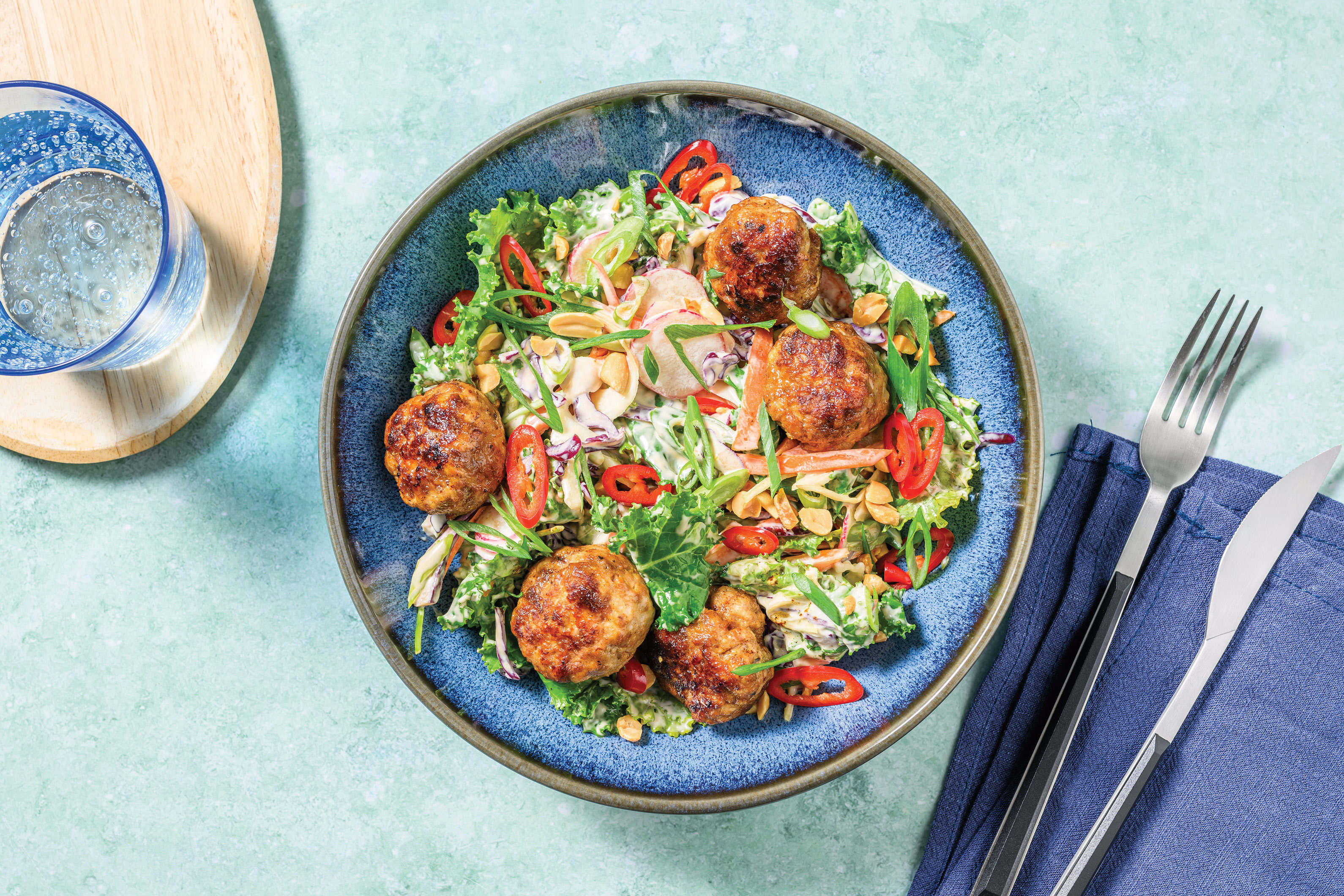 Quick Honey-Soy & Ginger Beef Meatballs 