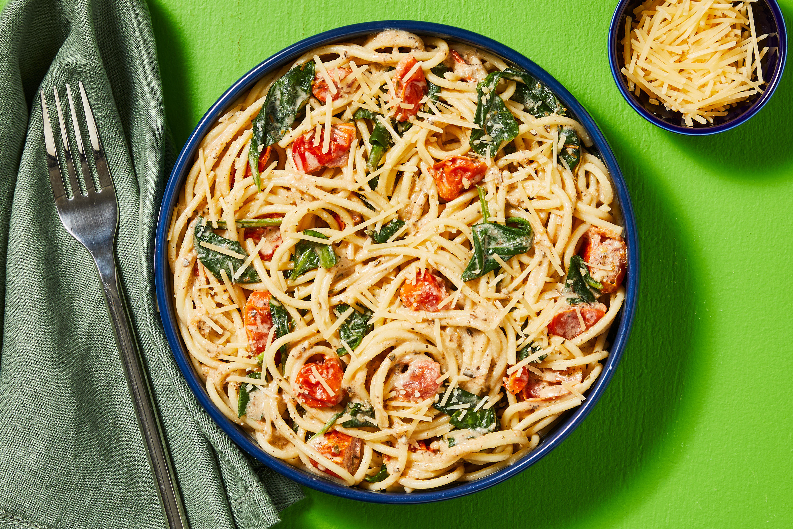 One-Pot Creamy Pasta Toscana with Shrimp