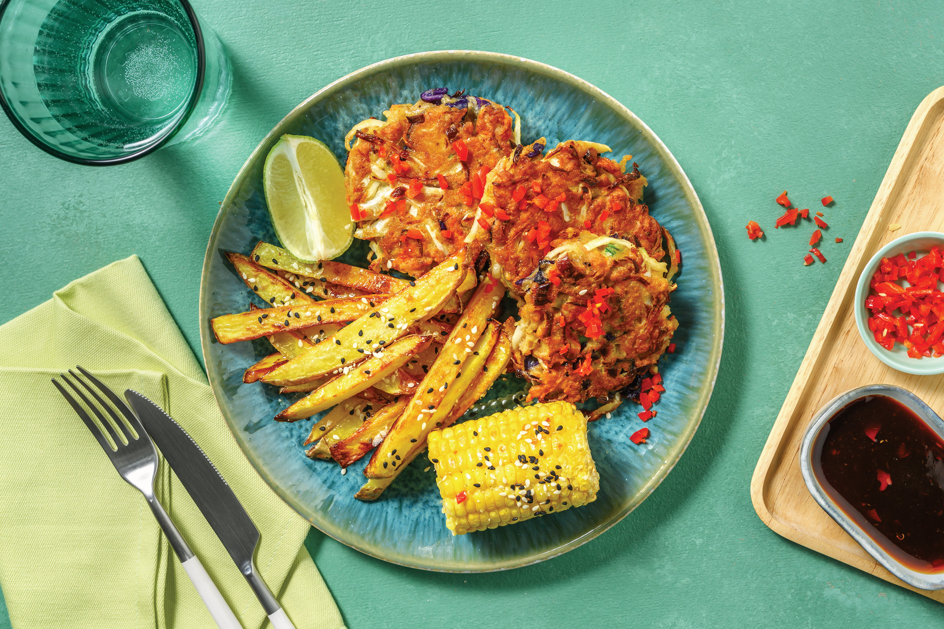 Korean Leek & Veggie Savoury Pancake