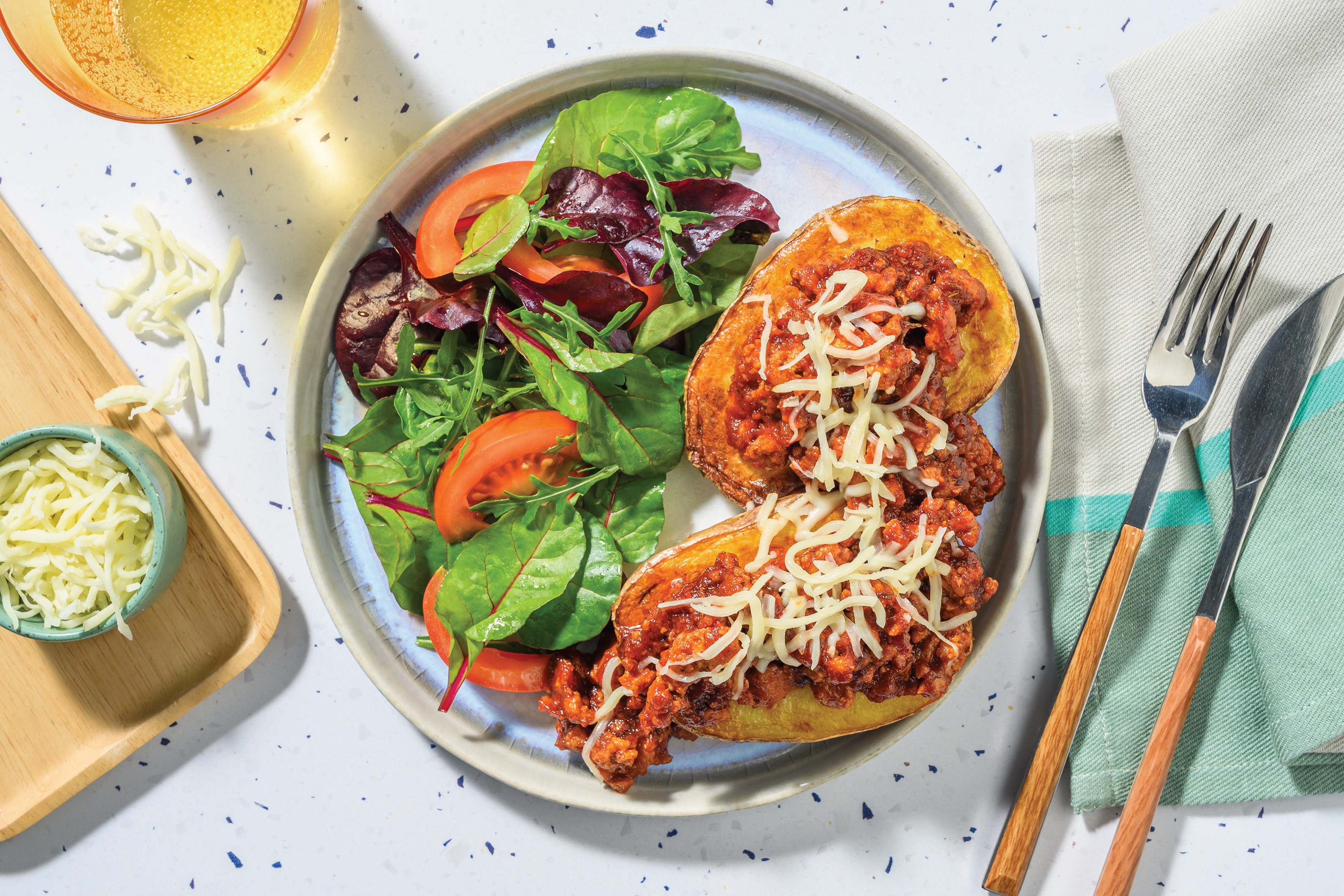 Easy Beef & Thyme Loaded Spuds