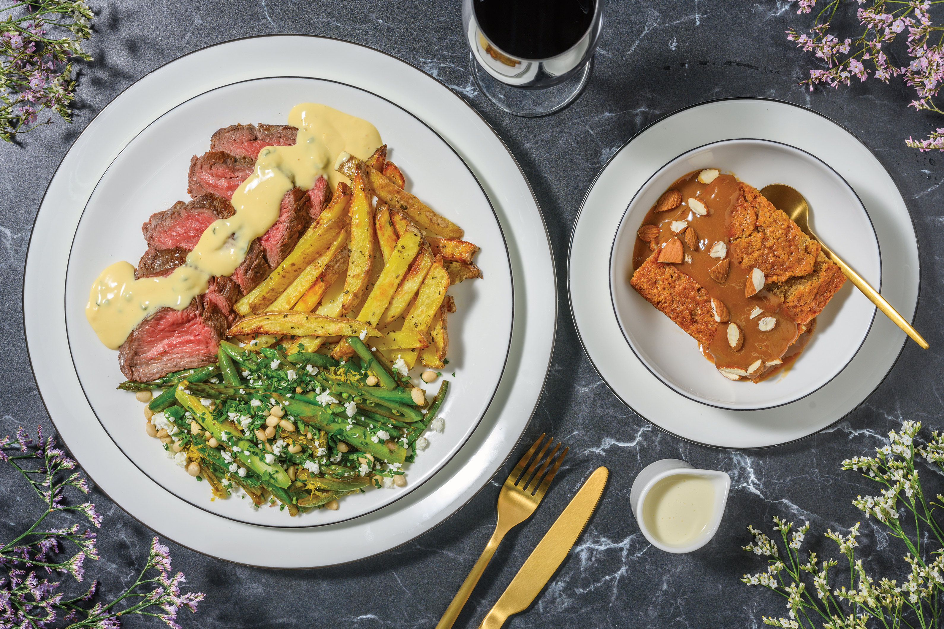 Premium Sirloin Tip & Rosemary Fries for Dinner