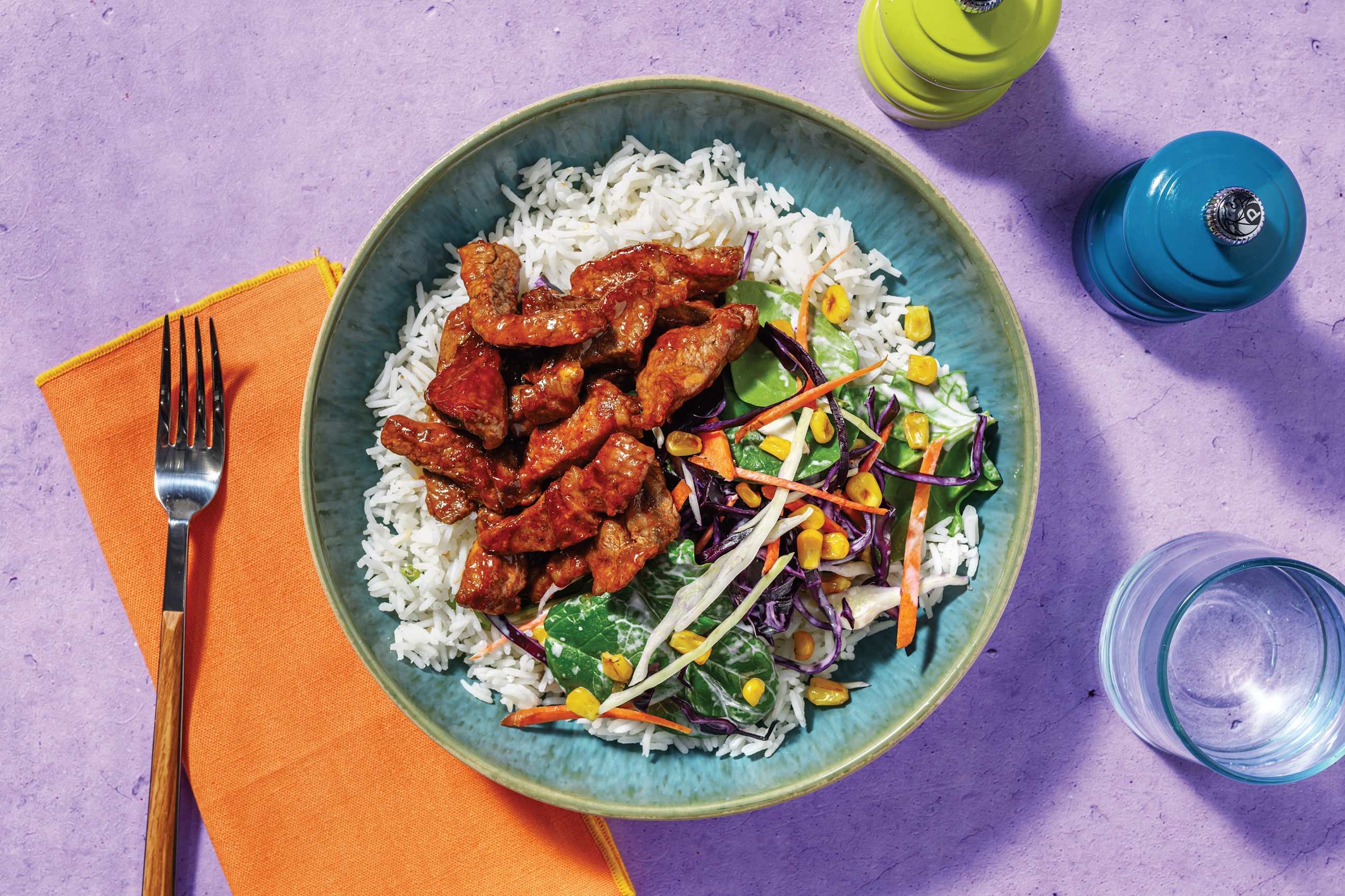 Mexican-Style Tofu & Garlic Rice