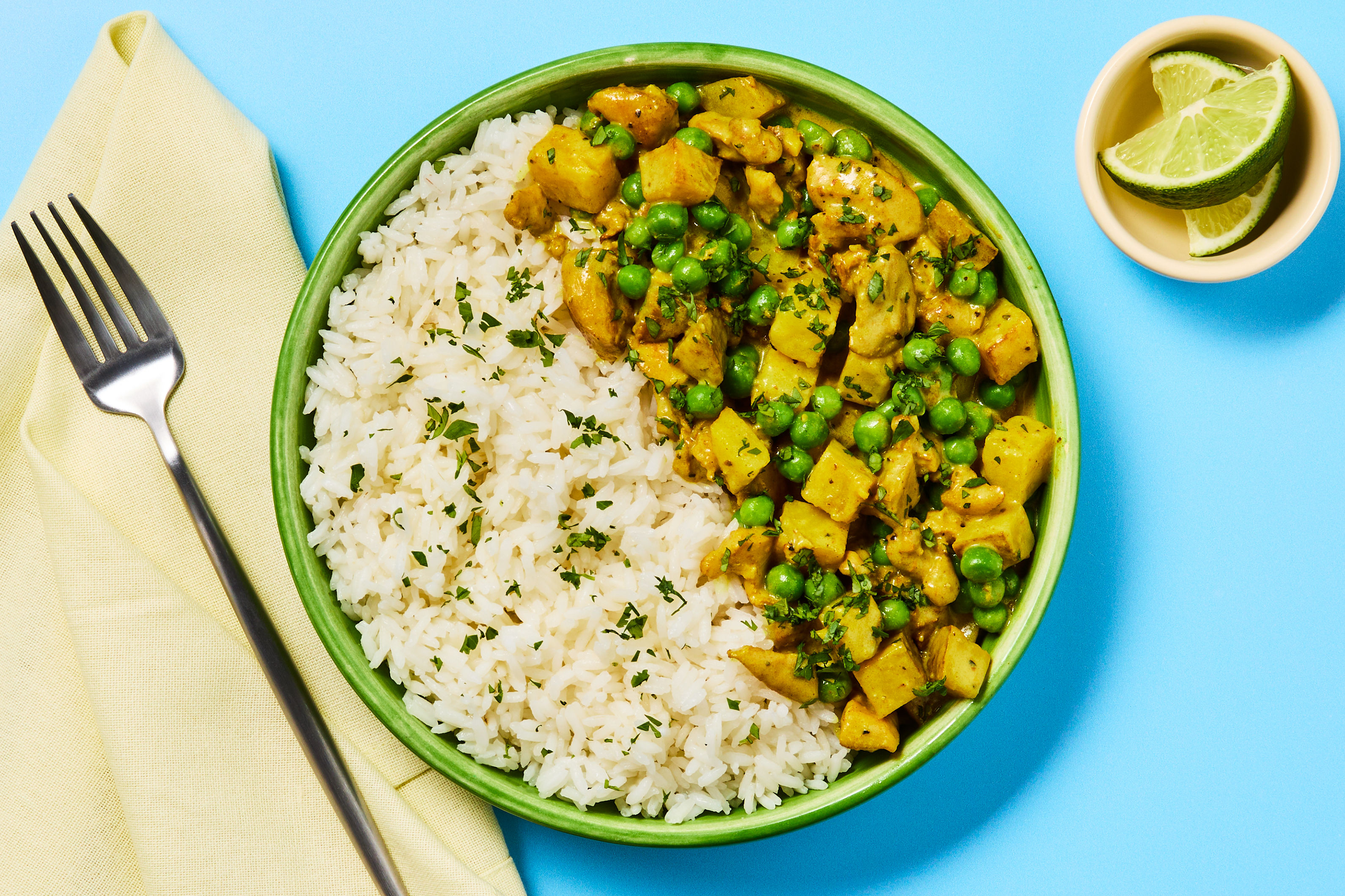 Creamy Shrimp, Potato & Pea Curry