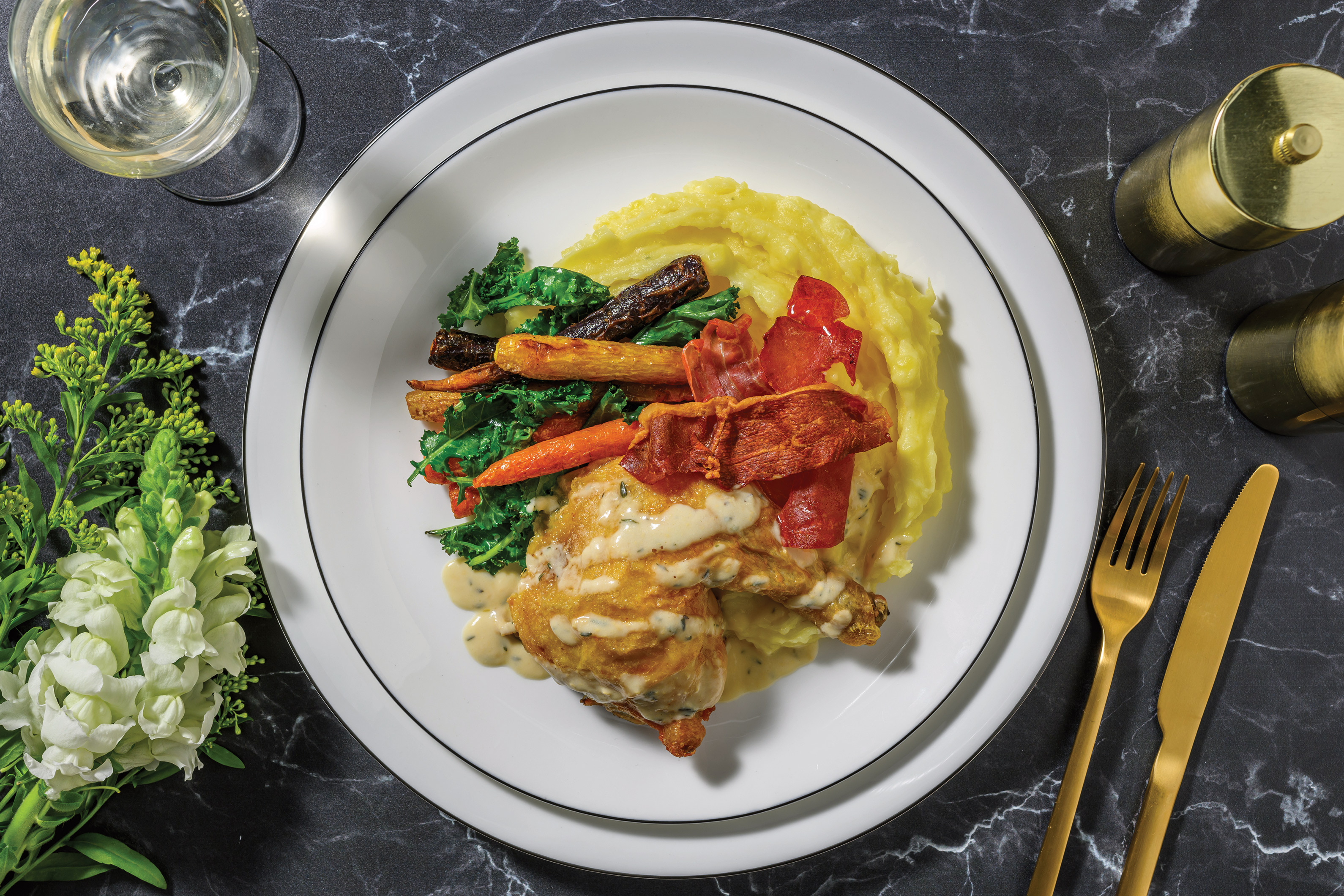 Roast Chicken & Crispy Prosciutto