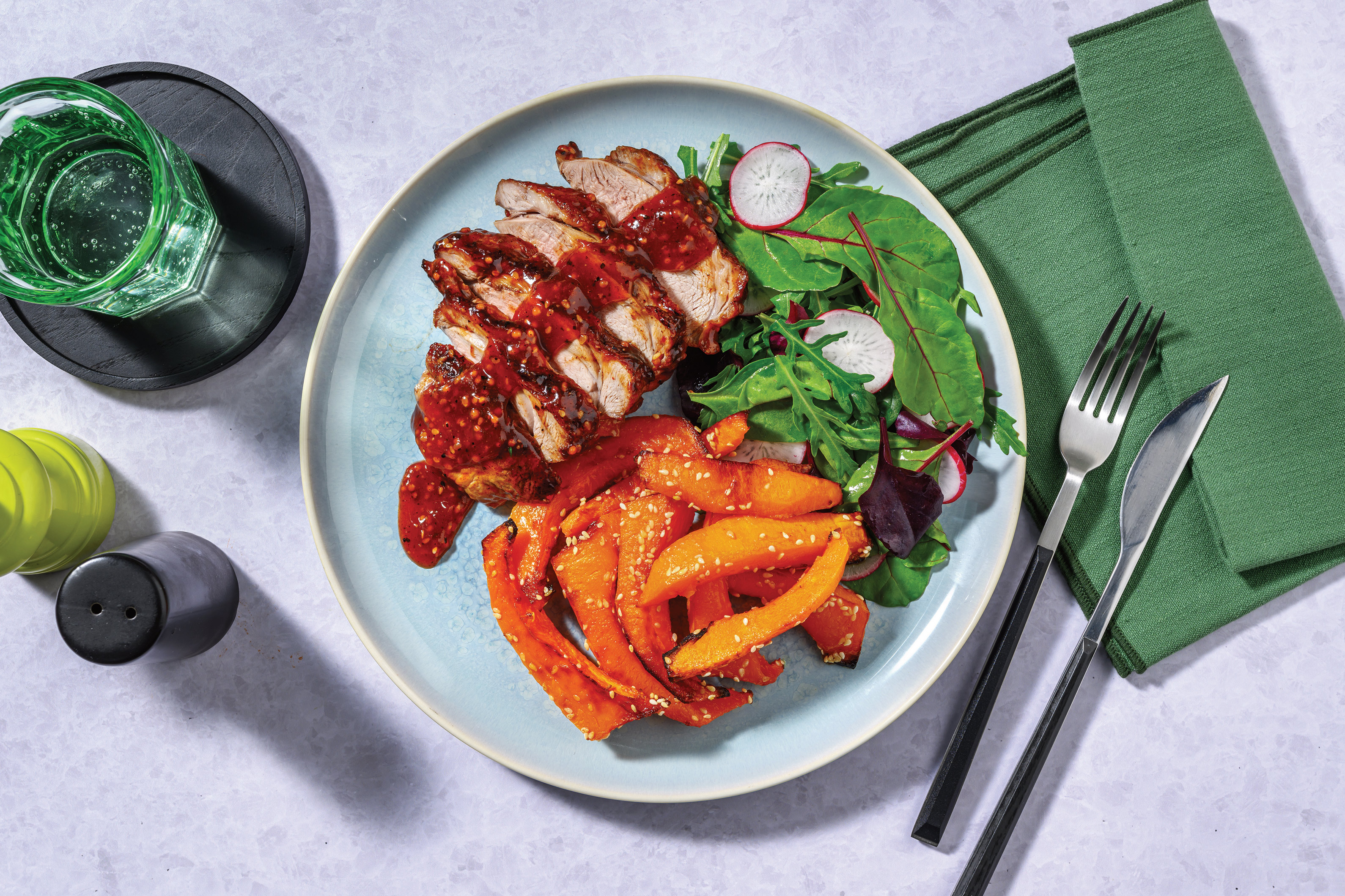 Easy Asian Sweet Chilli-Glazed Lamb Rump