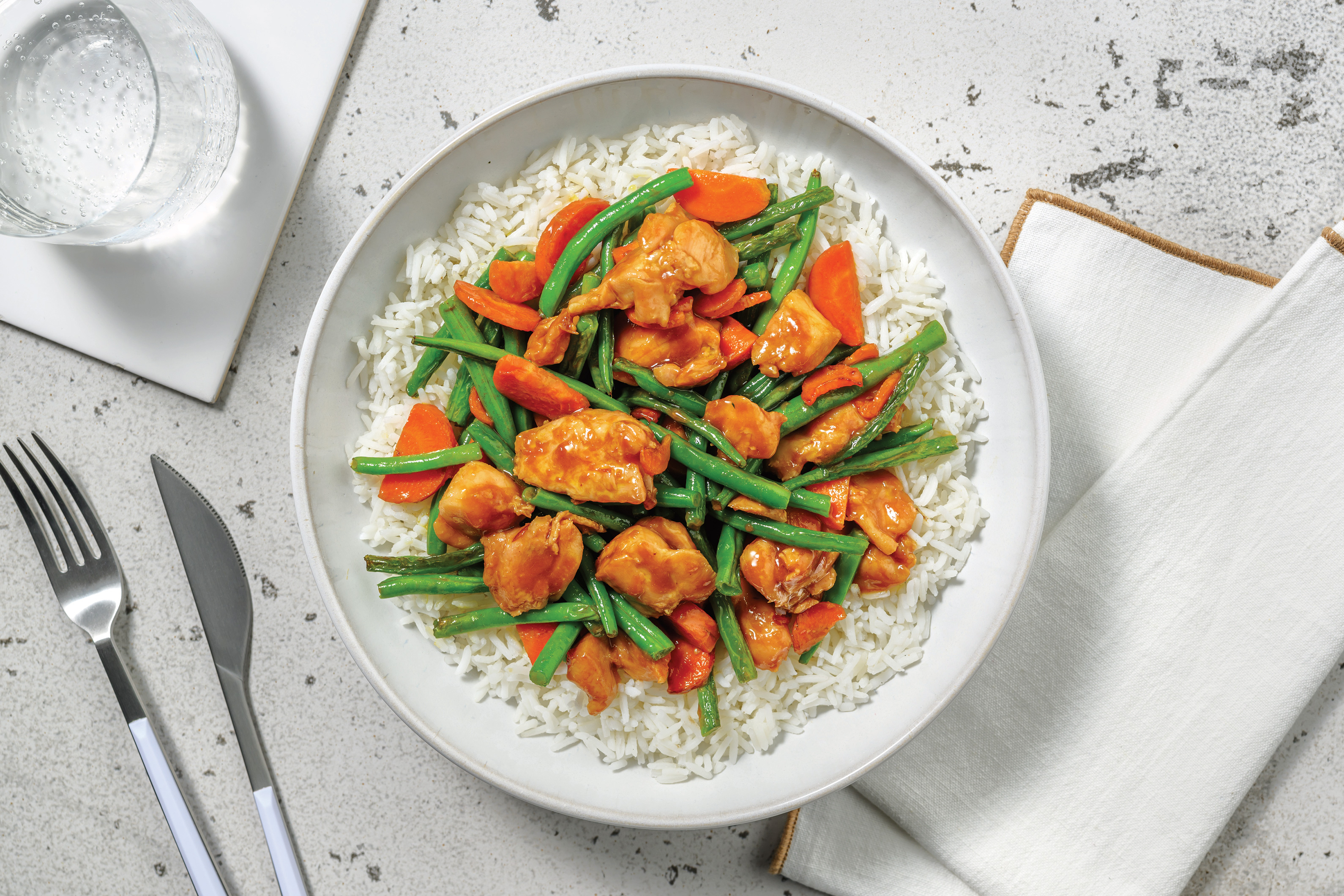 Lemongrass Beef & Stir-Fried Veggies