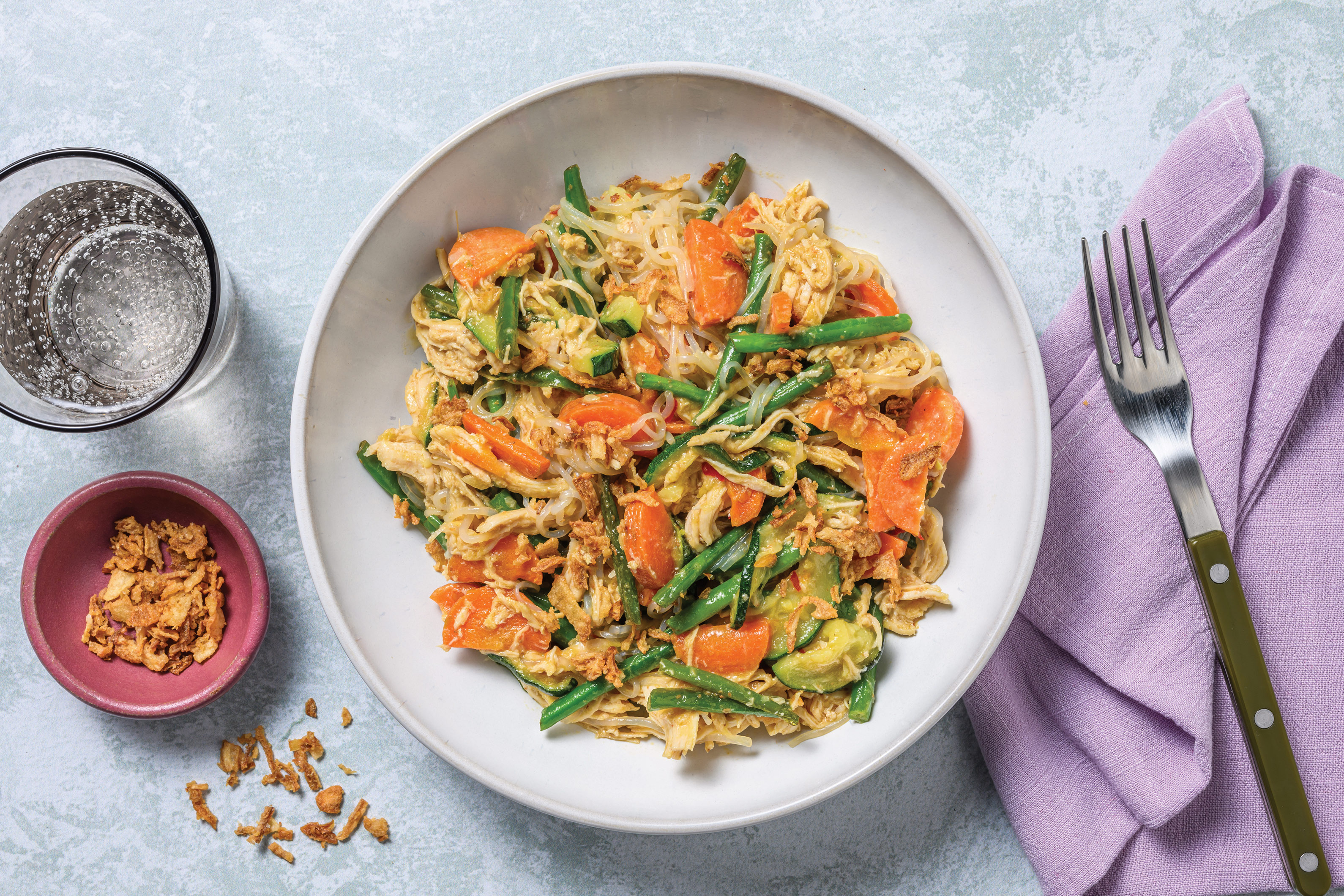 Sesame Pulled Chicken & Konjac Noodles