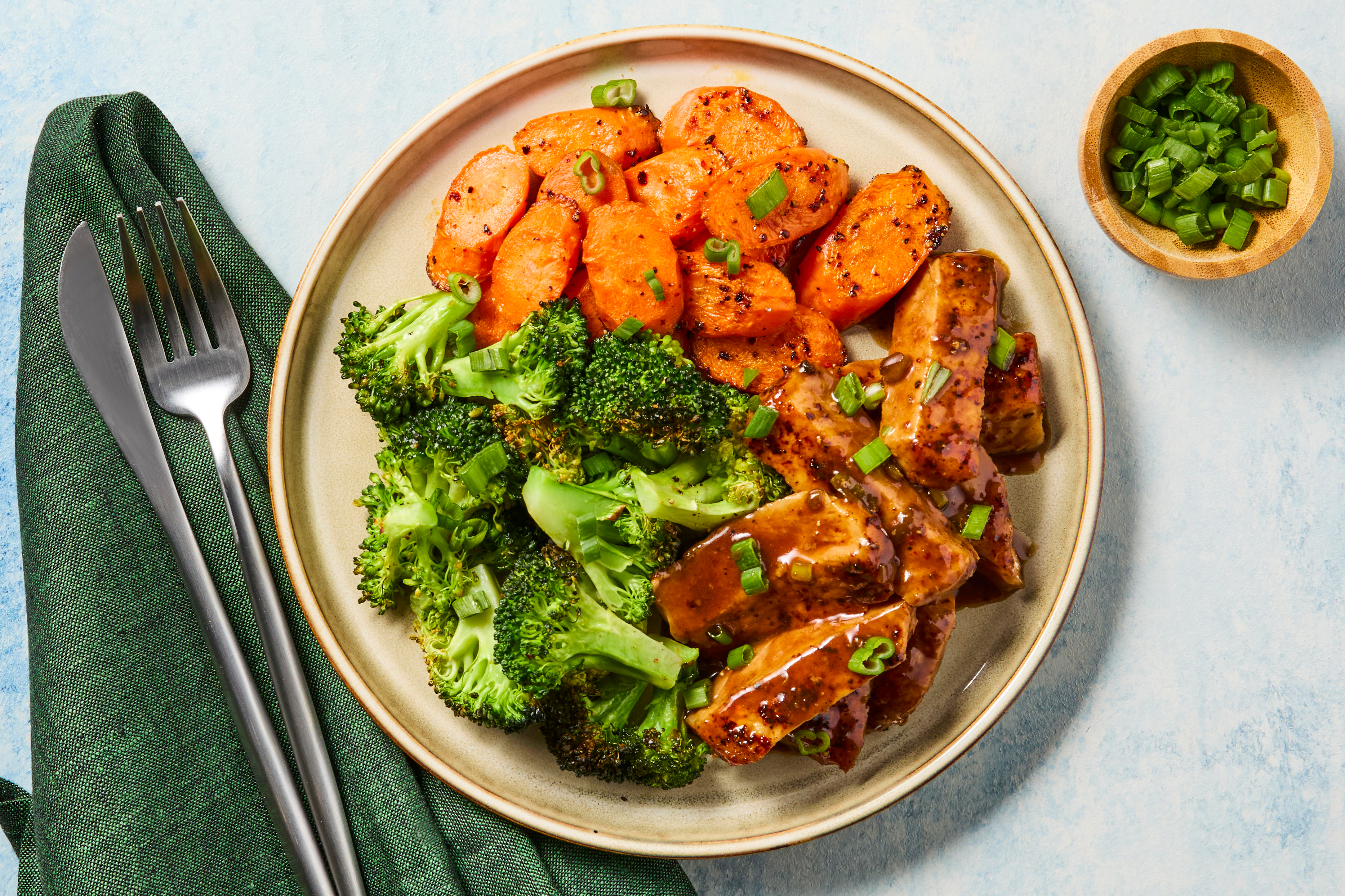 Spicy & Sweet Soy-Glazed Beef