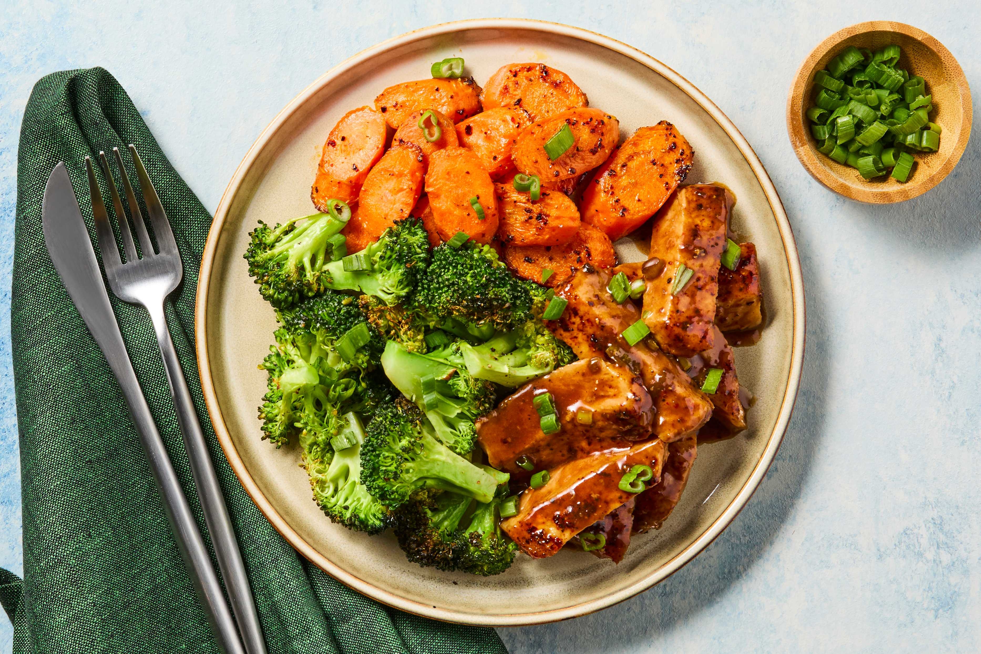 Sweet Soy Glazed Bavette Steak