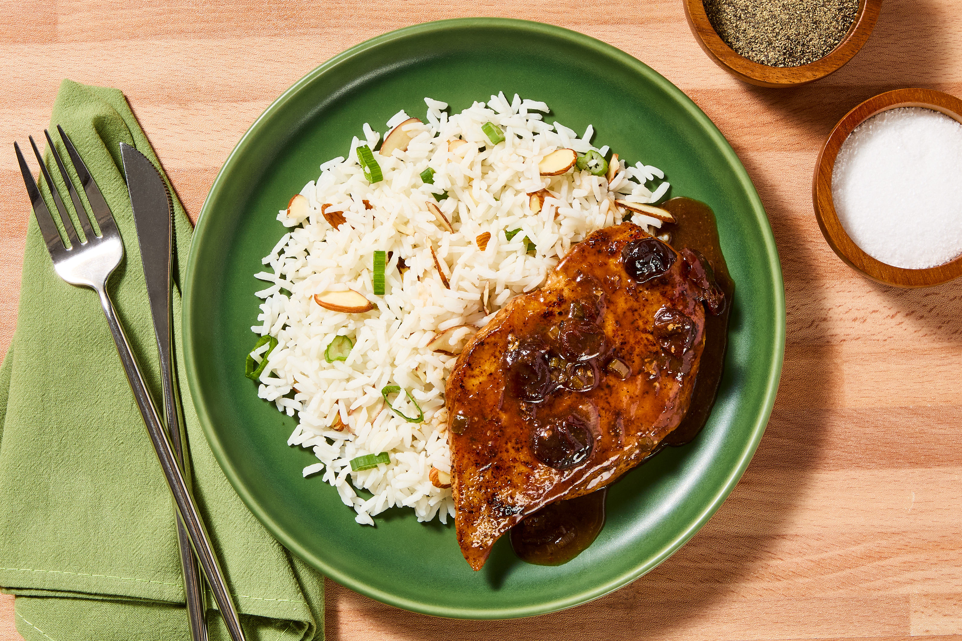 Cherry Ancho Glazed Chicken