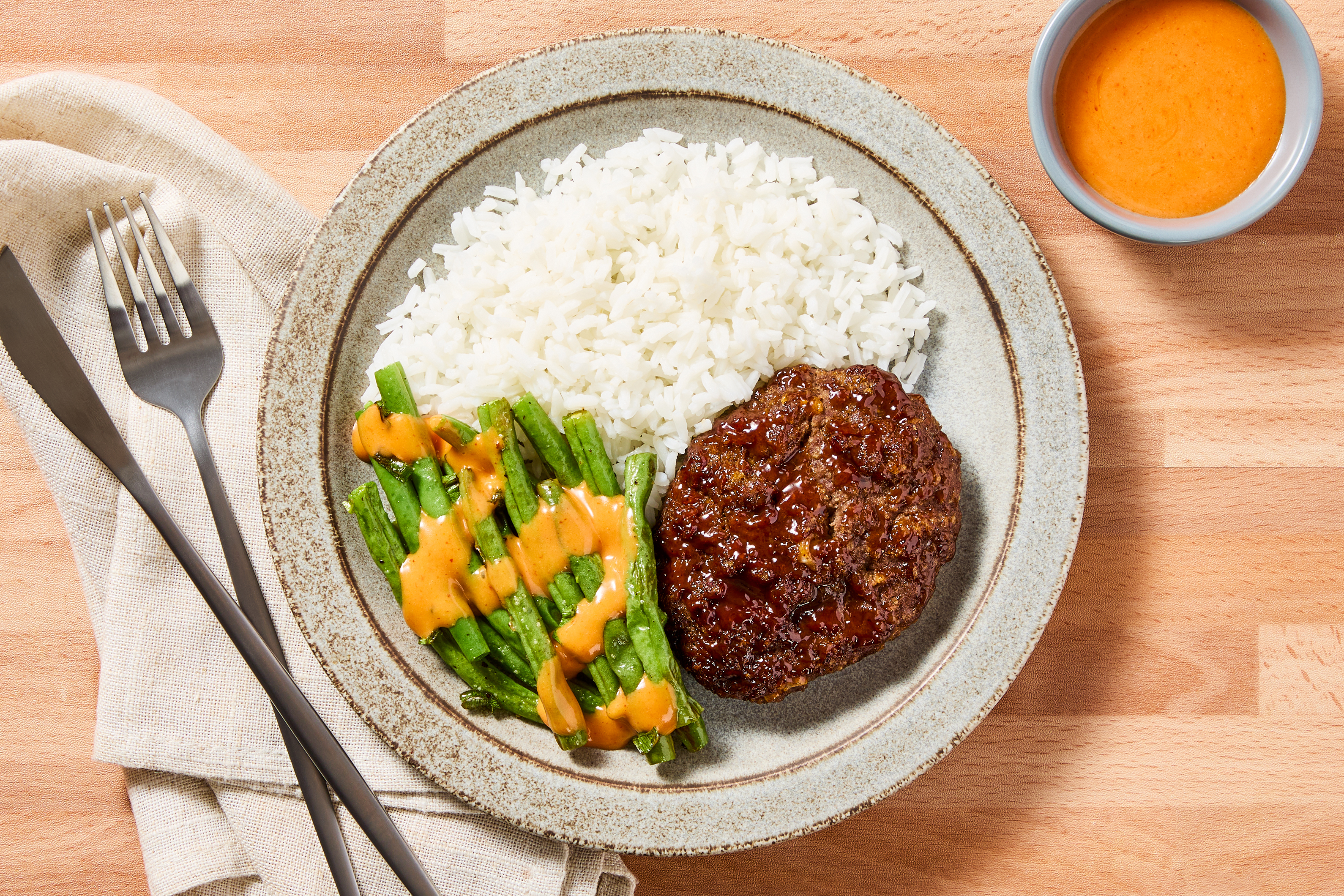 Soy-Glazed Hoisin Meatloaves