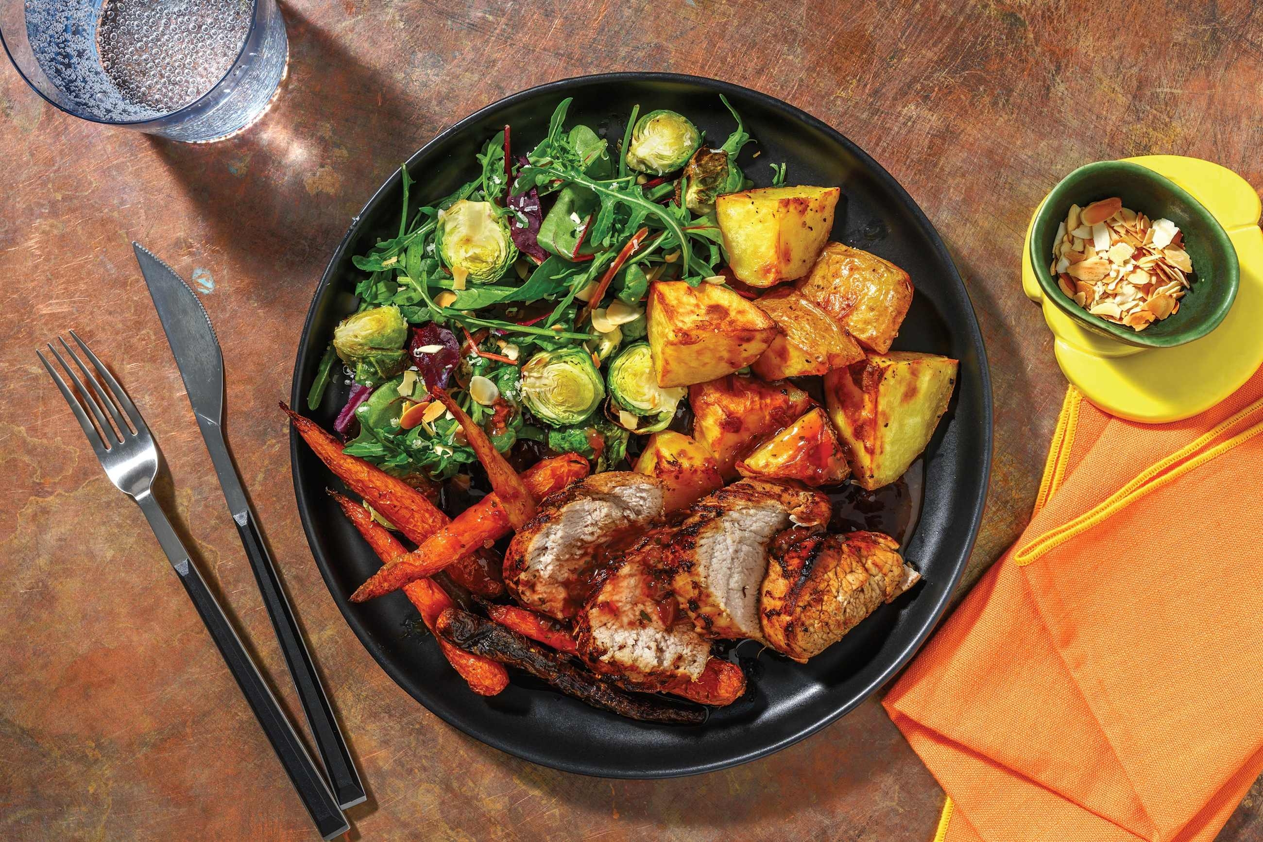 Roast Pork Tenderloin & Cherry Gravy