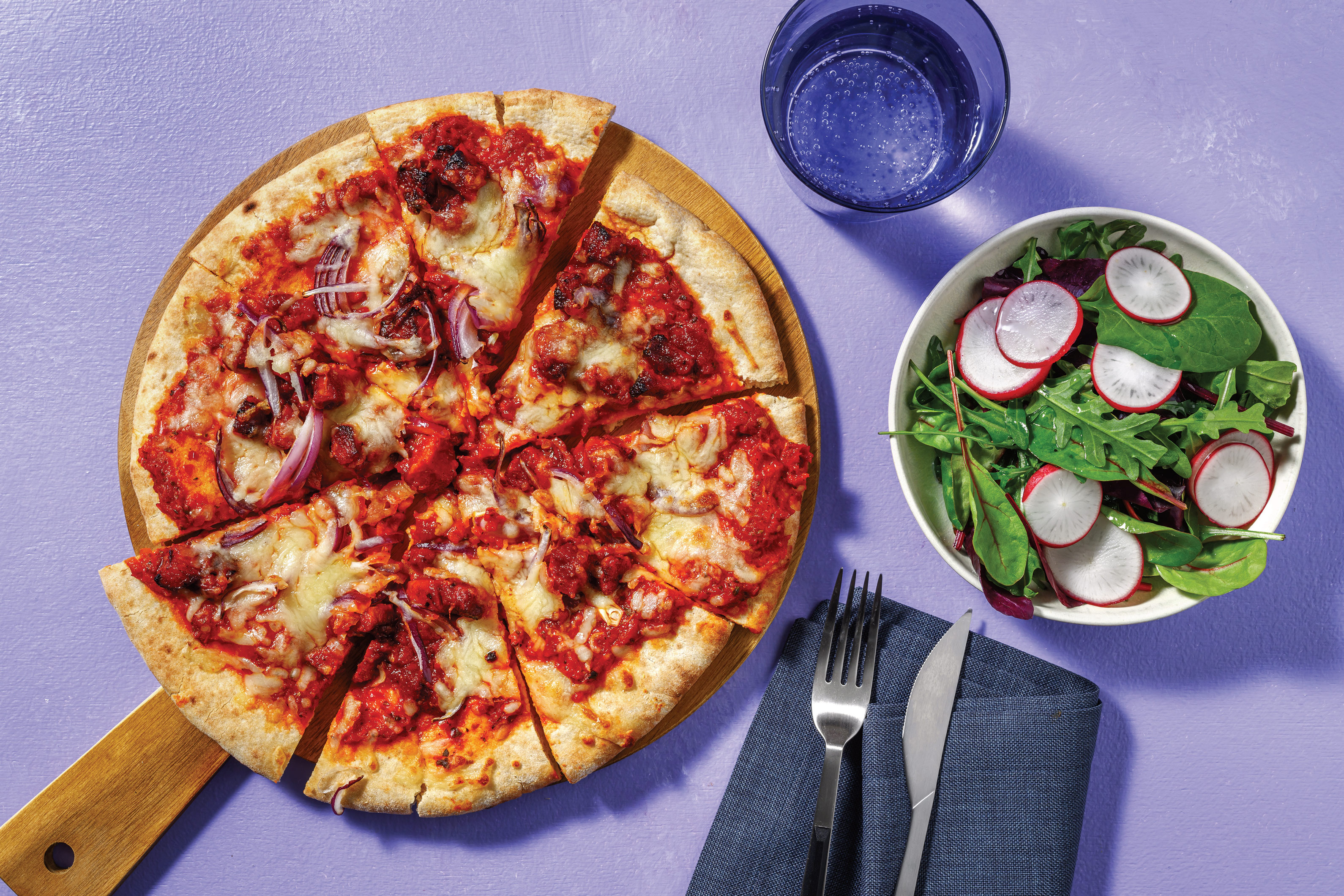 Homemade Chorizo & Chicken Peri Peri Pizza