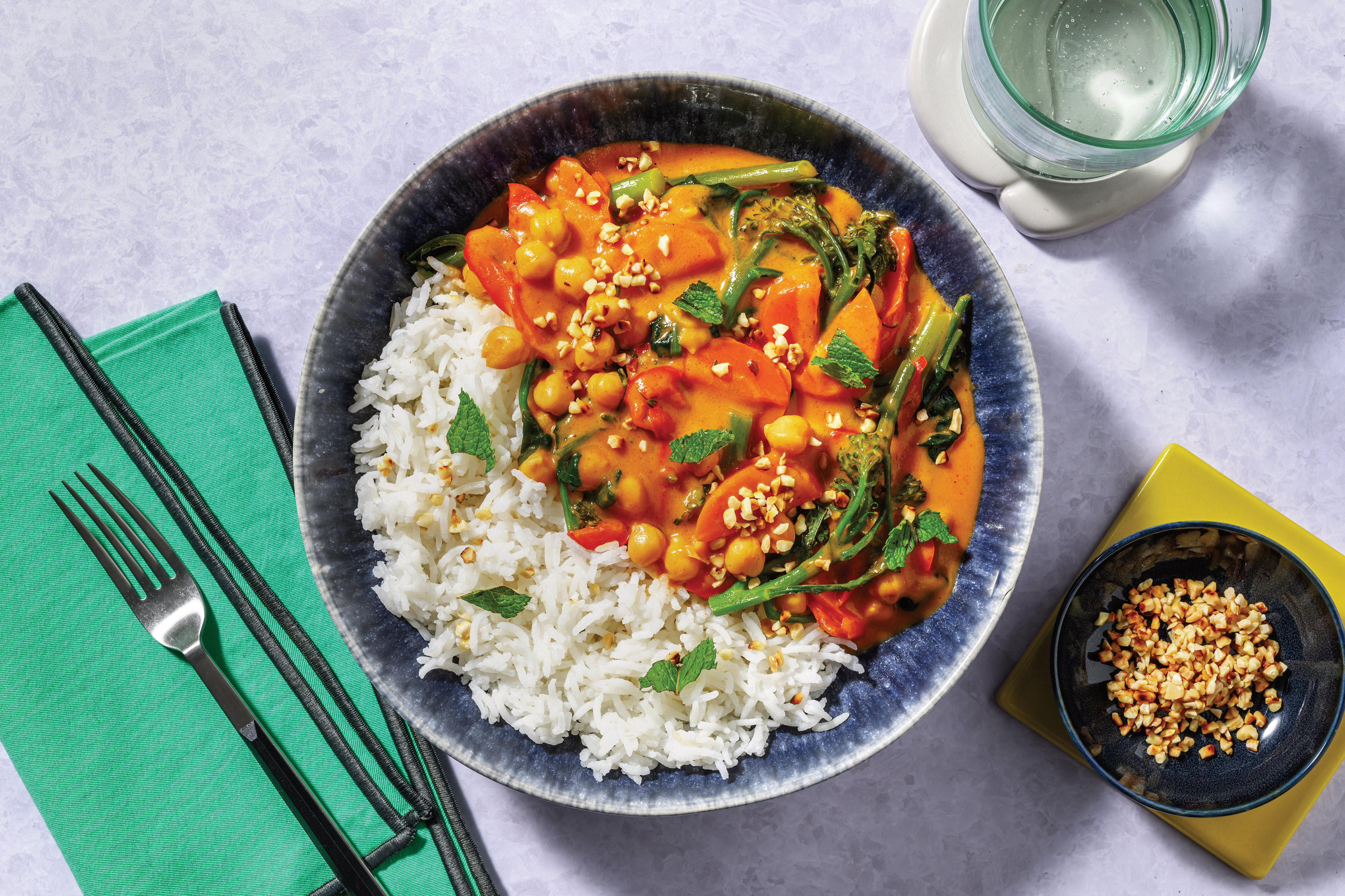 Indian Chickpea & Capsicum Curry