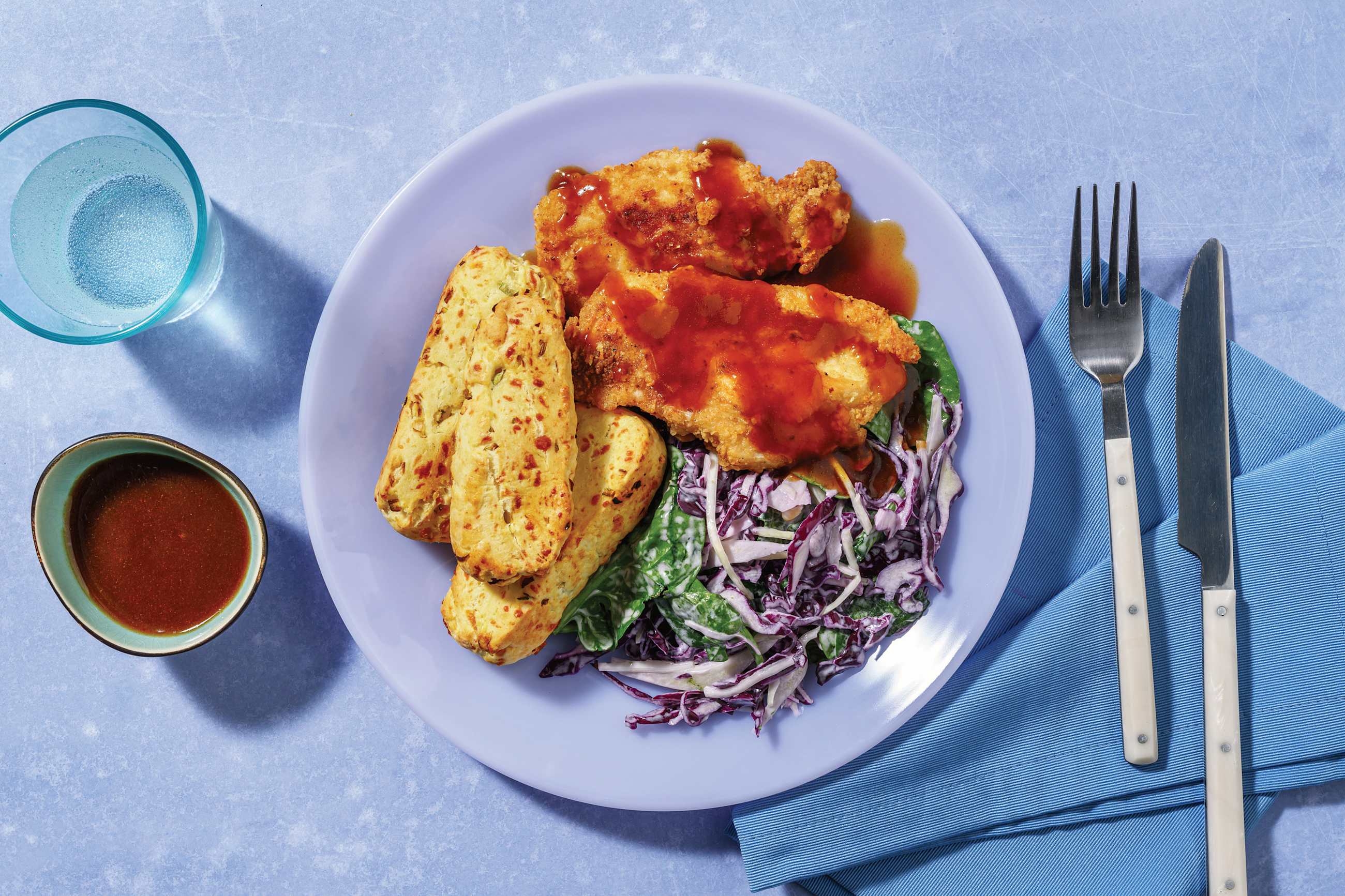 Southern-Fried Chicken & Homemade Biscuits