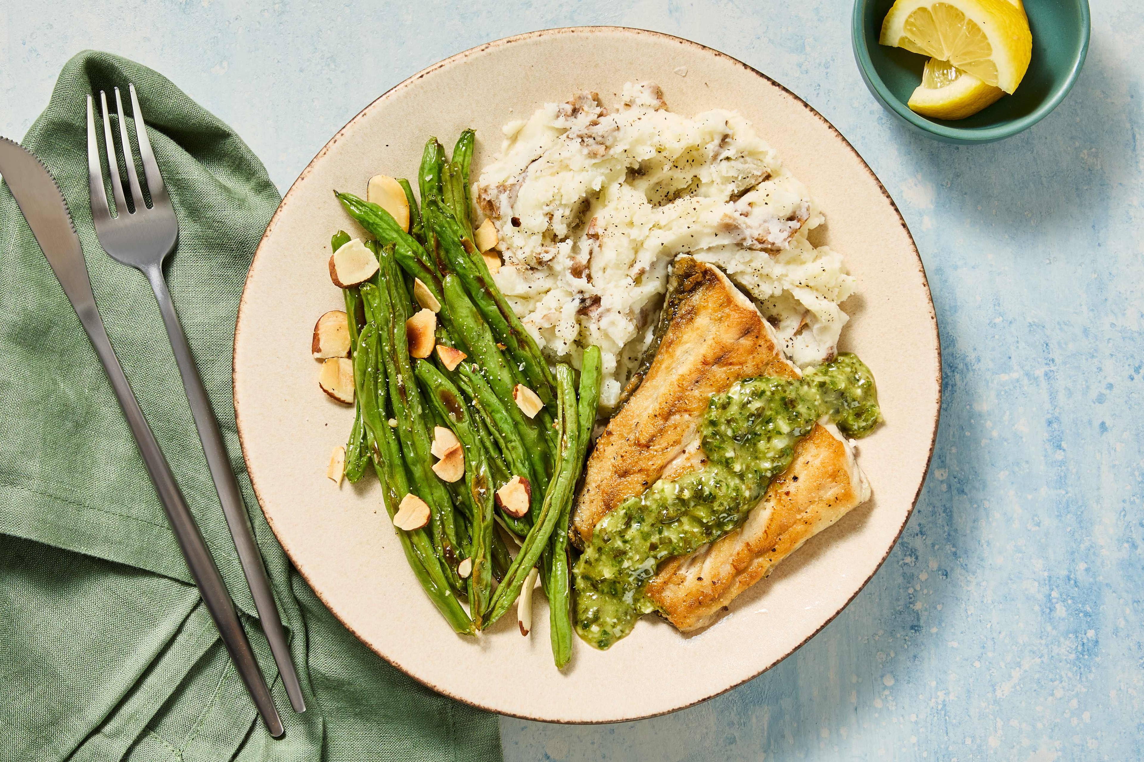 Buttery Basil Barramundi