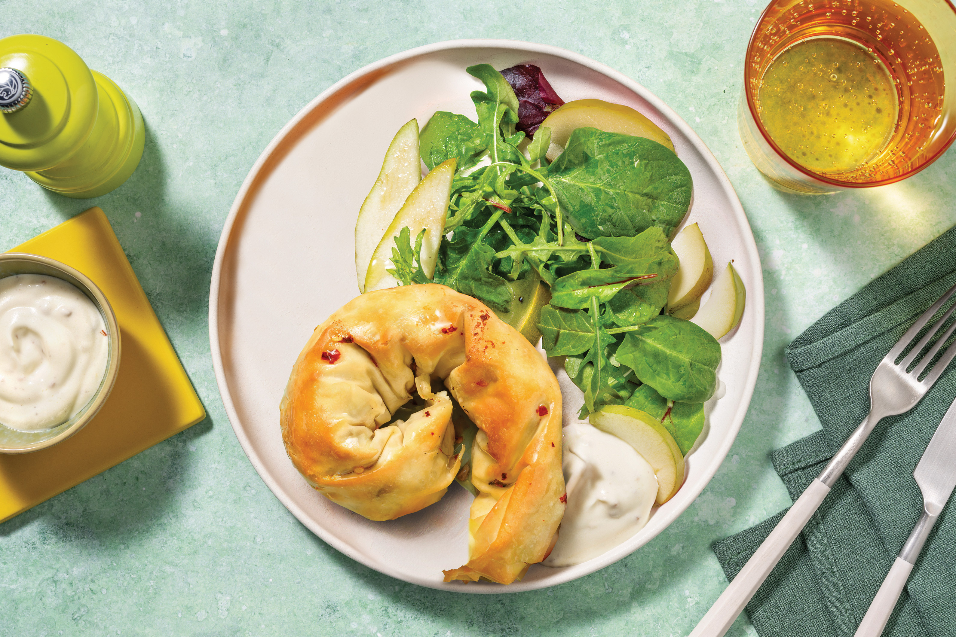 Beef Borek Filo Snail