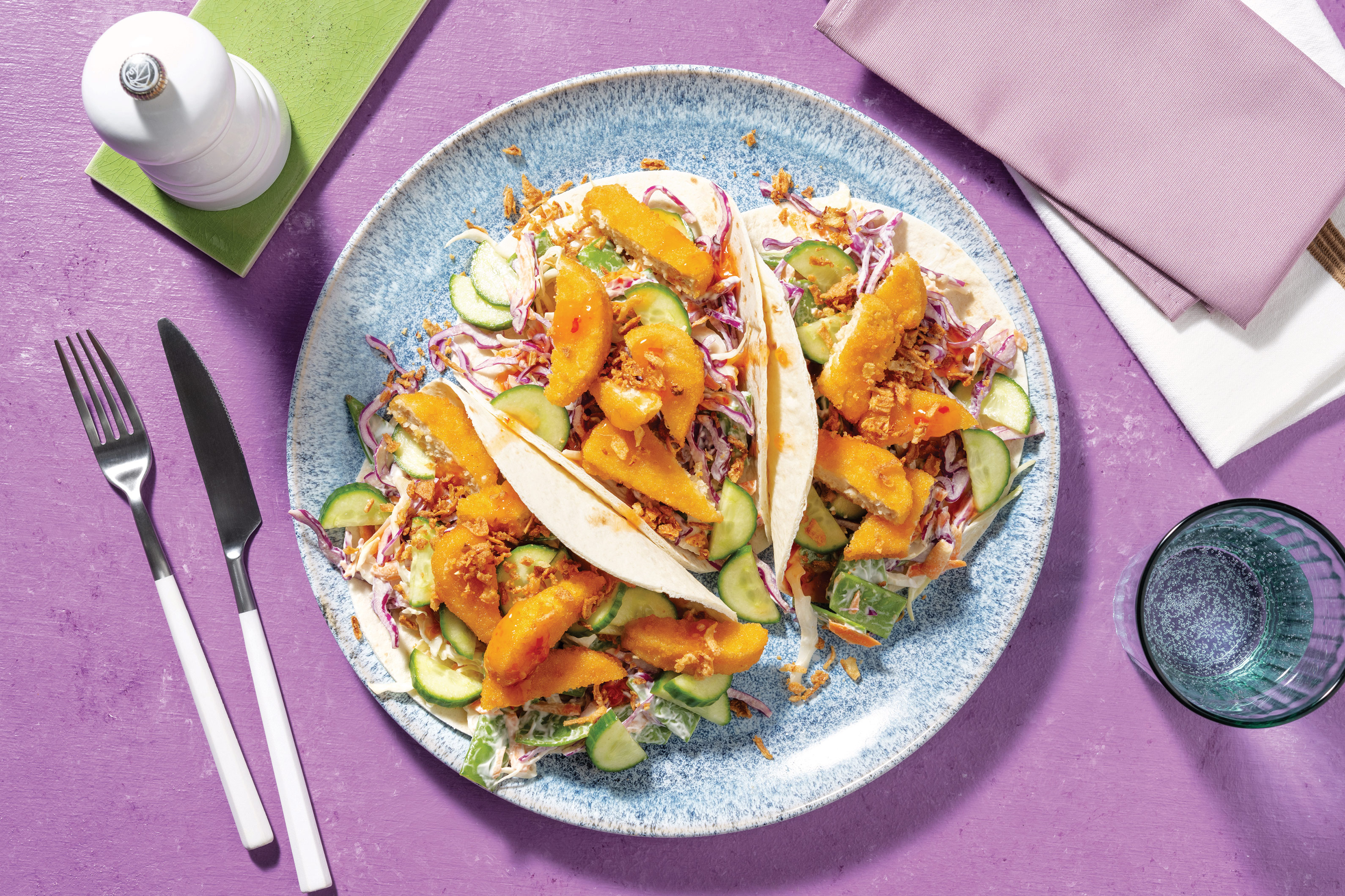 Sweet Chilli Chicken Tacos
