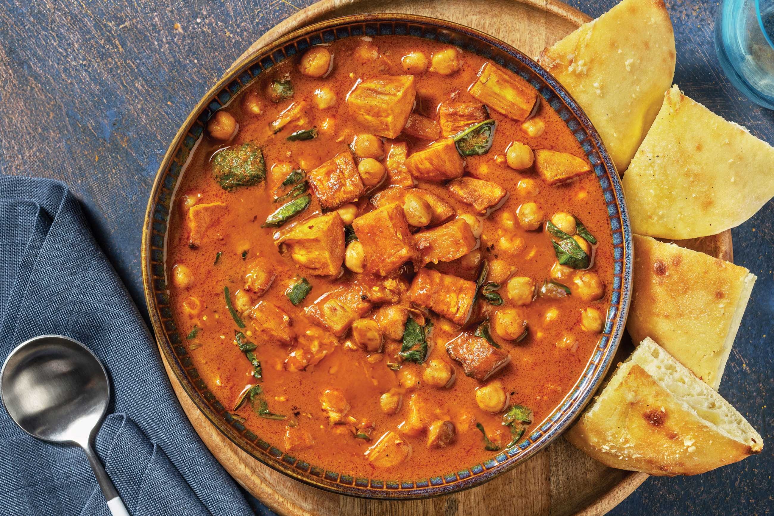 Moroccan Chickpea & Pumpkin Soup