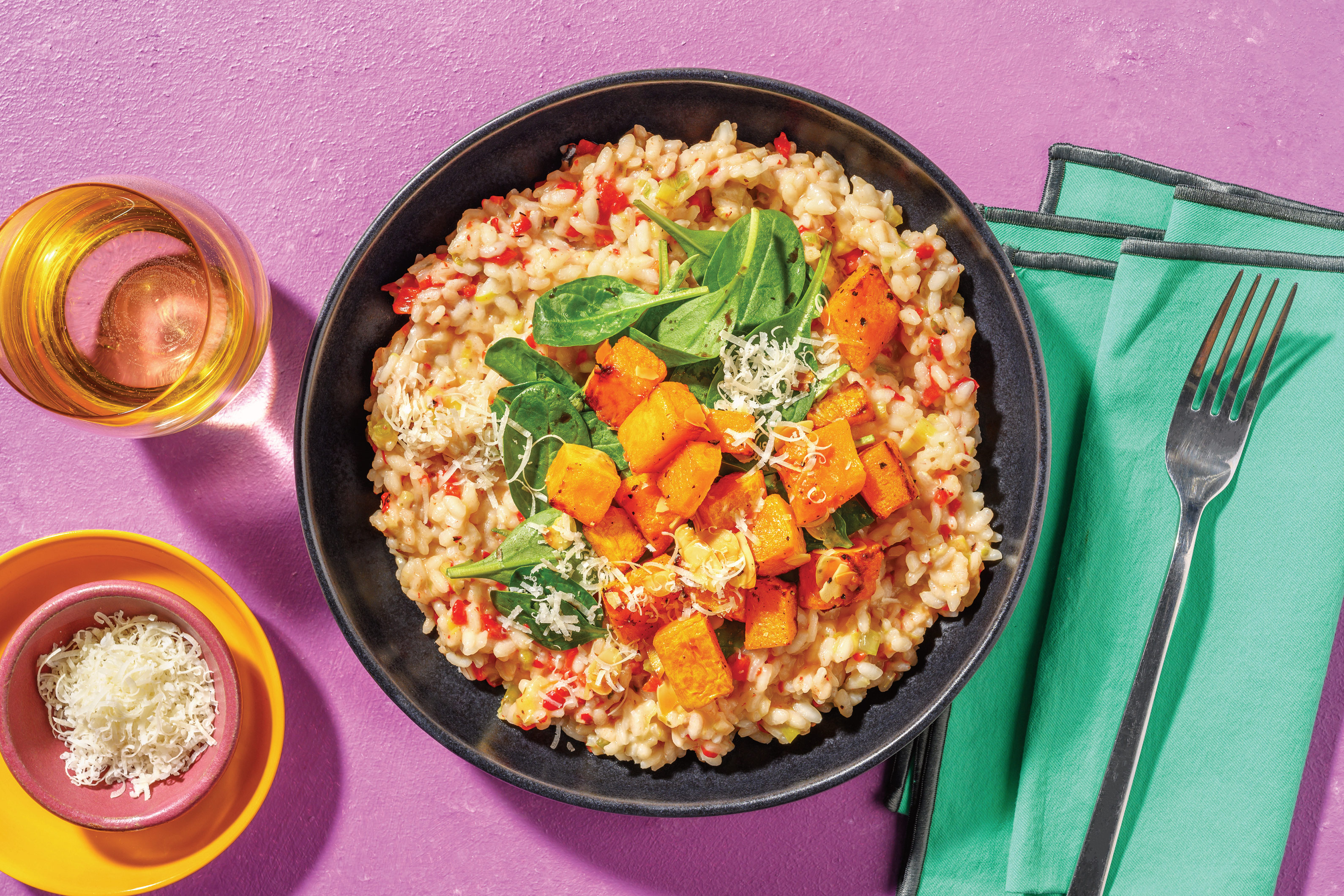 Mediterranean Pumpkin & Courgette Risotto